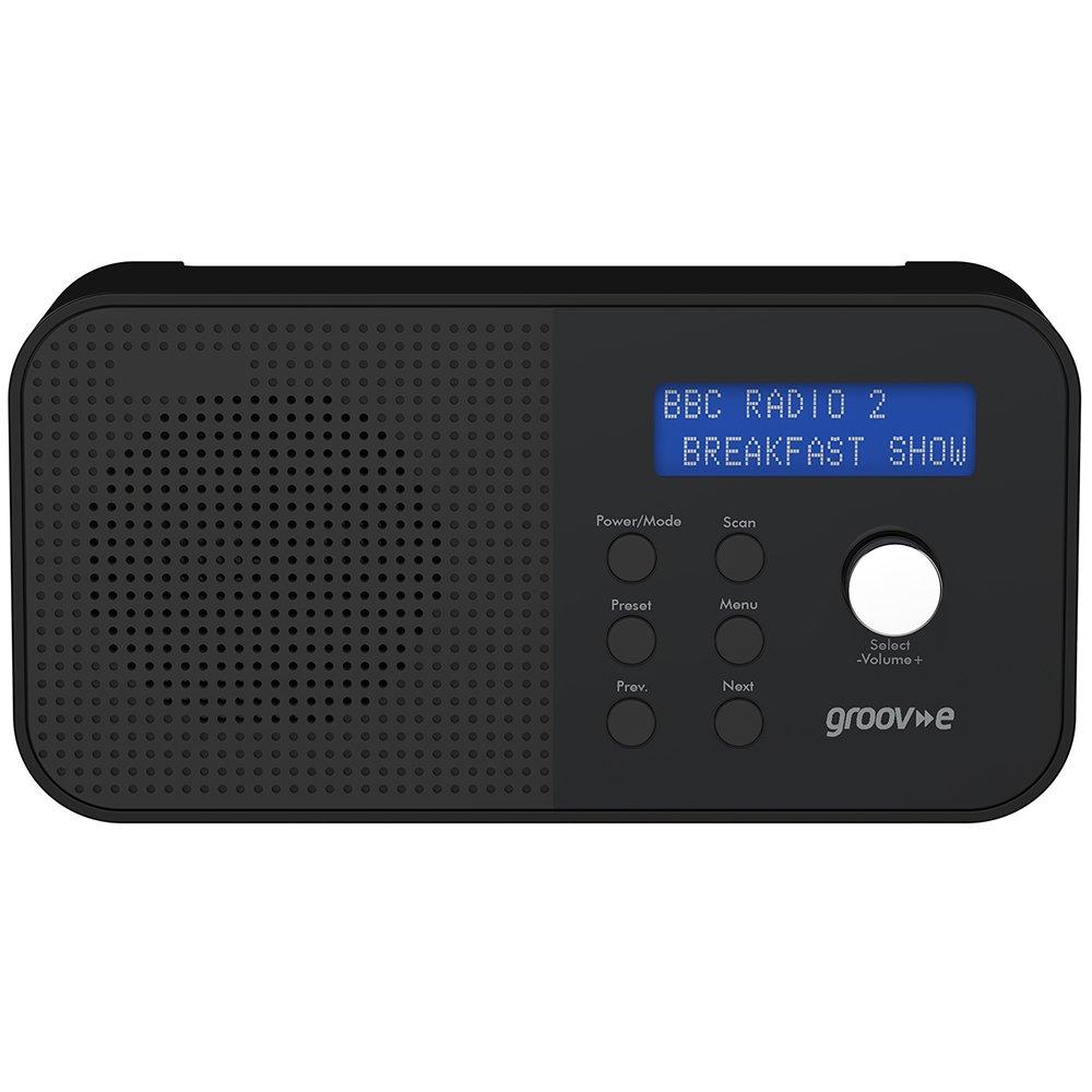 Black - Groov-e - Venice Portable DAB/FM Digital Radio - 3