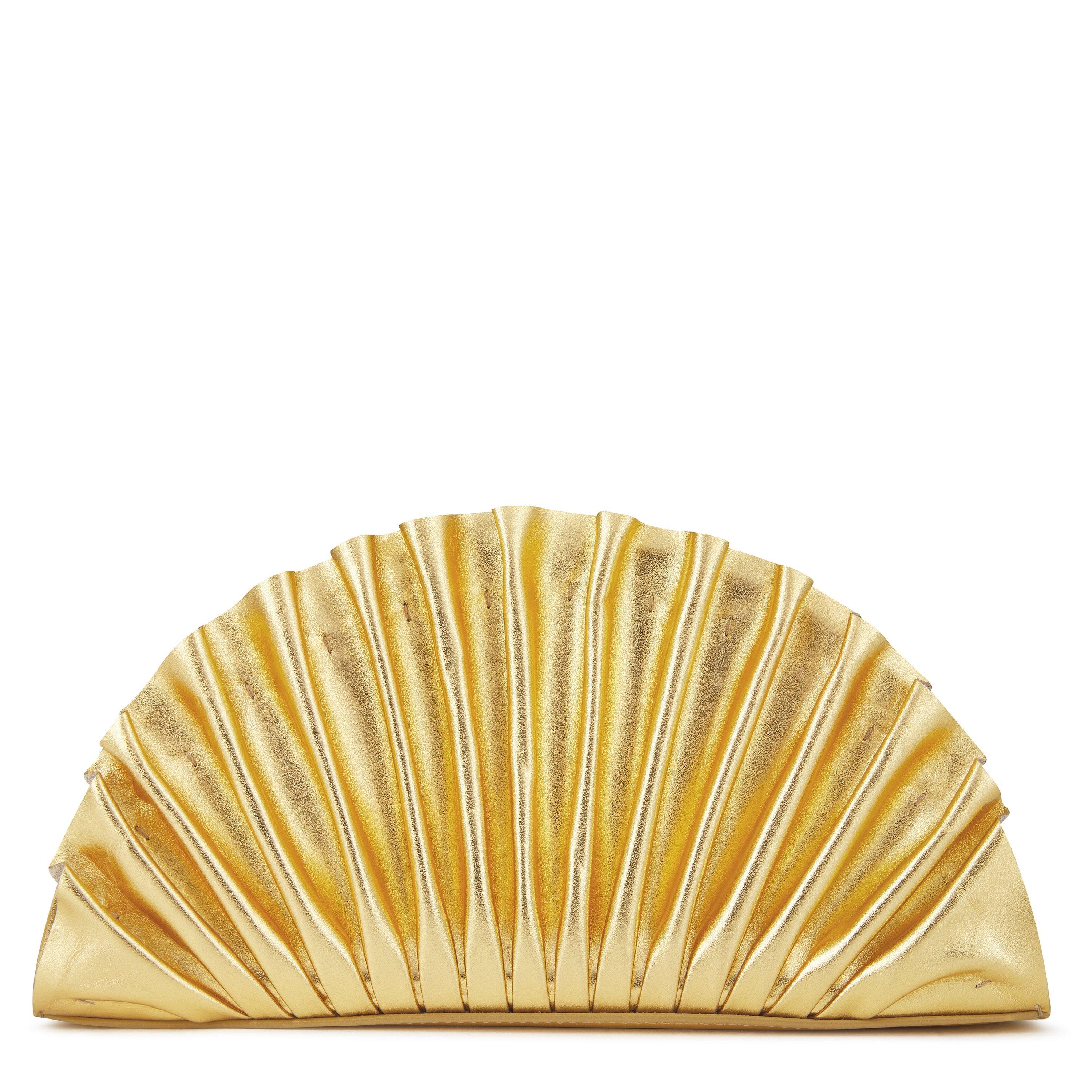 Cult Gaia Nala Mini Clutch - Gold
