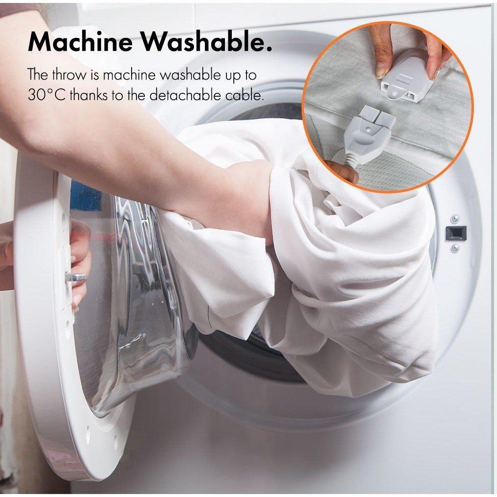 White - VonHaus - VonHaus Double Electric Blanket - 3