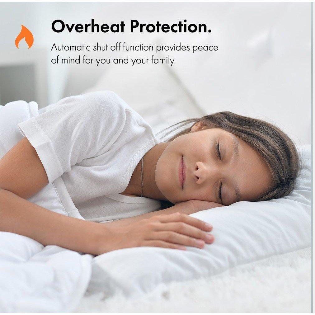 White - VonHaus - VonHaus Double Electric Blanket - 7