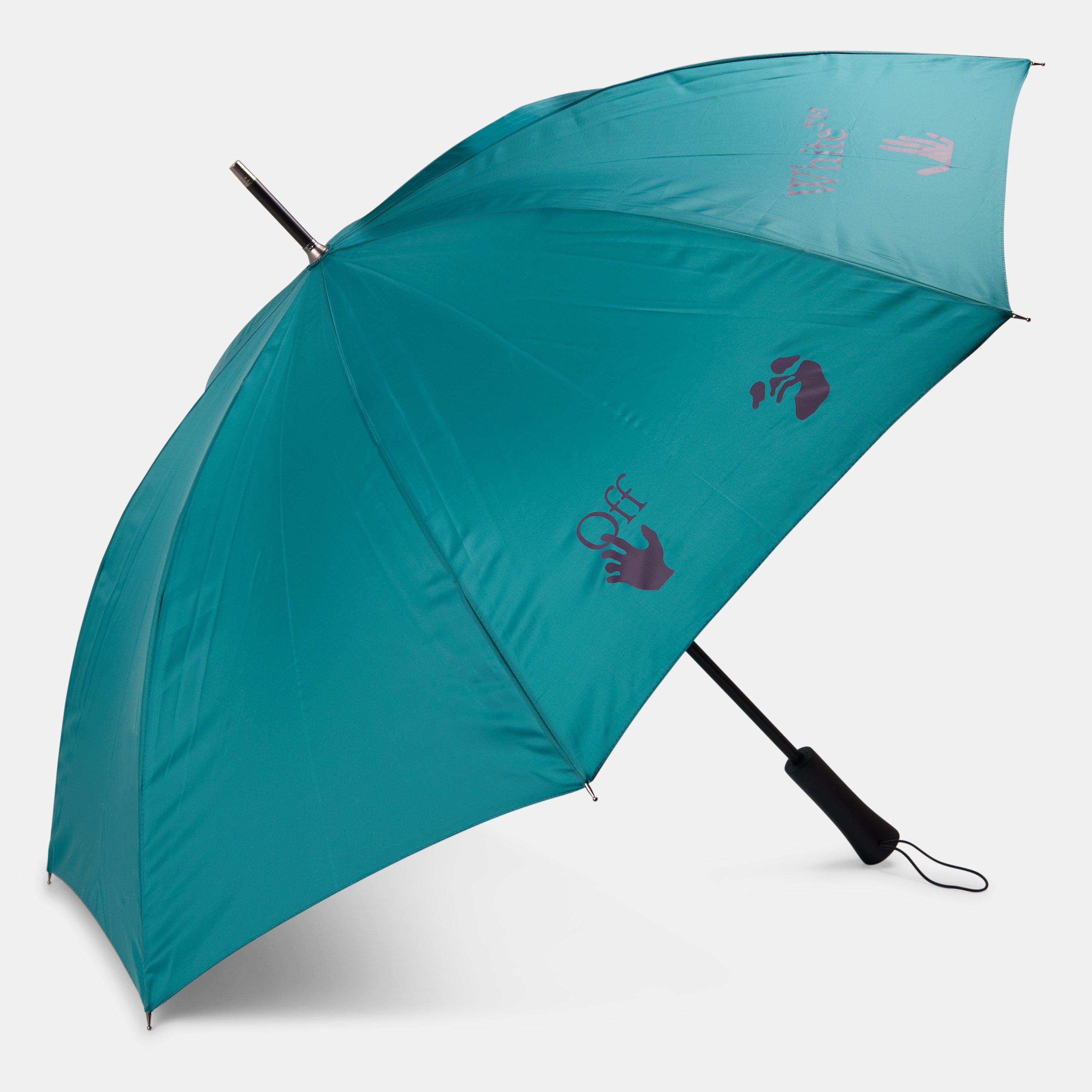 Aubergine - Off White - Unisex Adults Umbrella - 1
