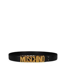 Moschino Lettering Logo Belt