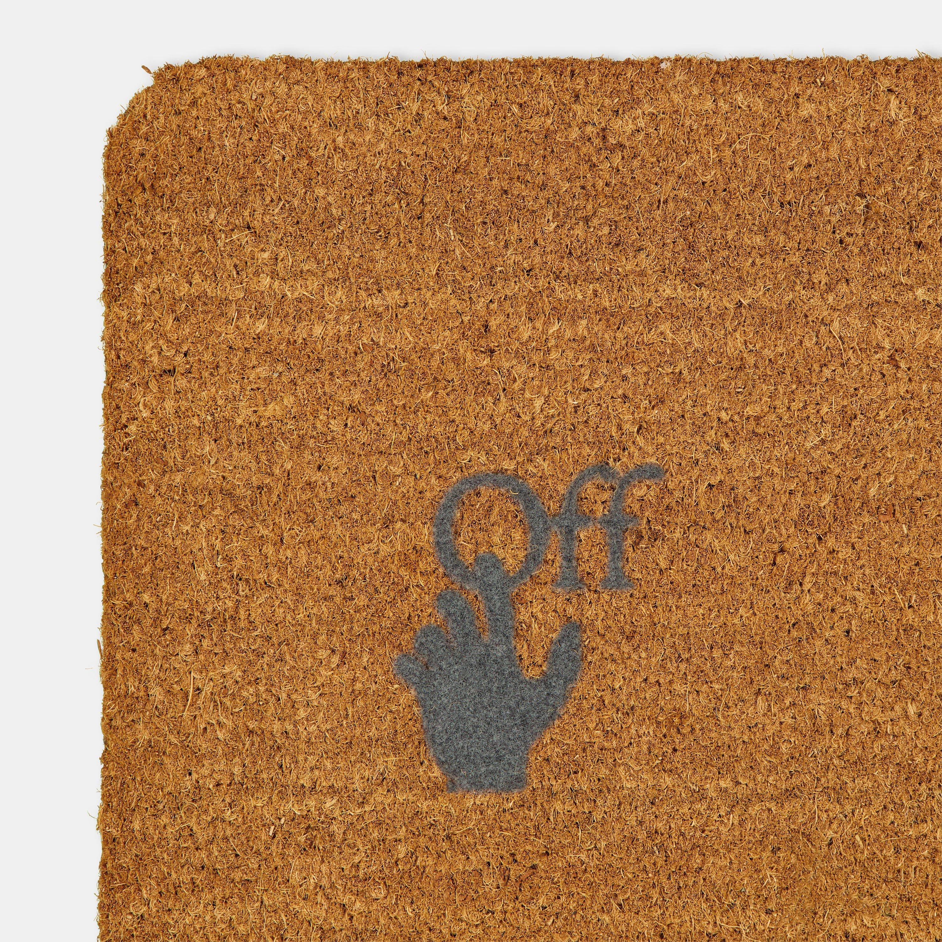 Brown/Grey - Off White - Door Mat - 2