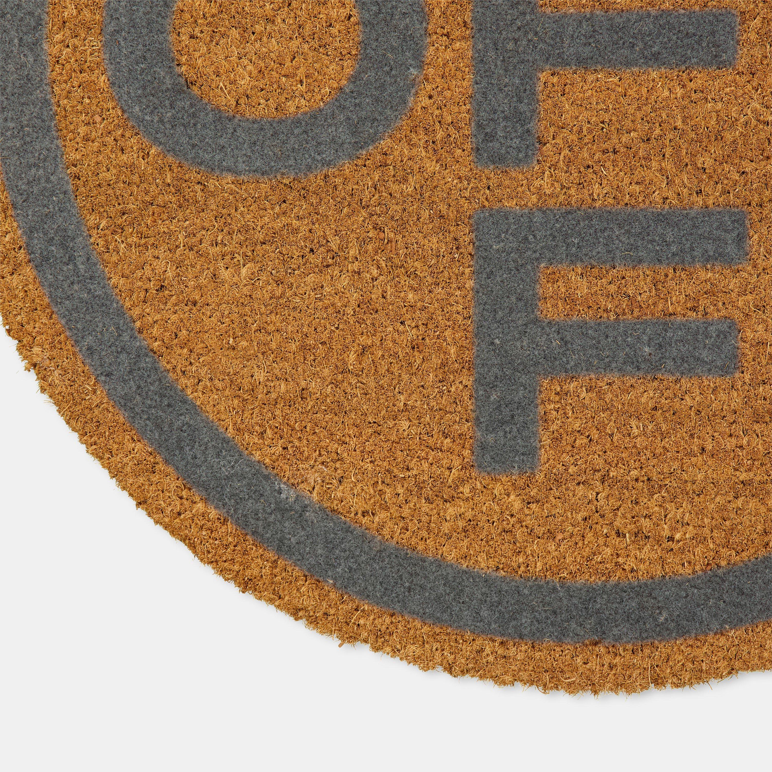 Marrón/Gris - Off White - Door Mat - 2