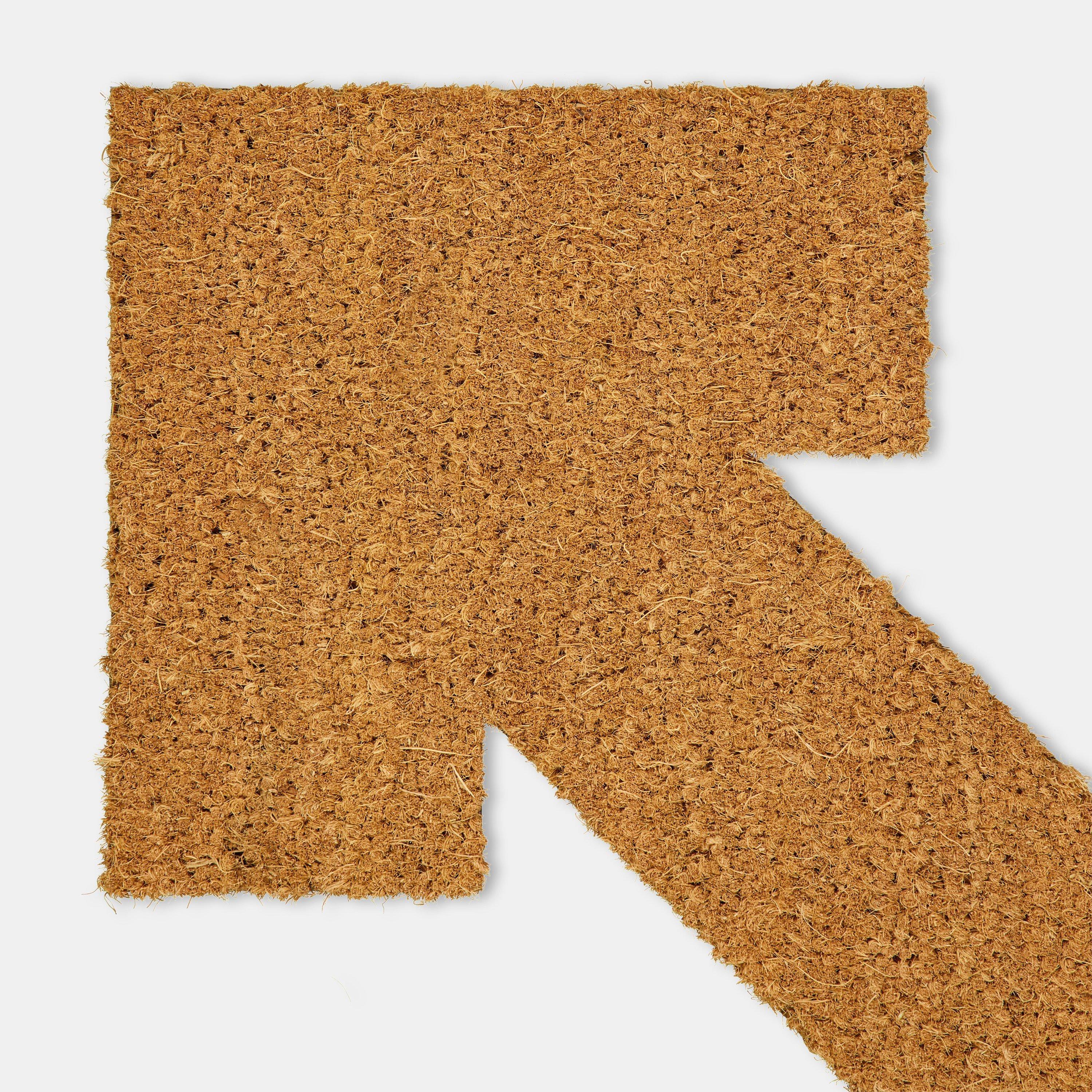 Brown - Off White - Door Mat - 2