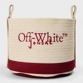 Off White Unisex Storage Basket