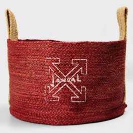 Off White Unisex Storage Basket