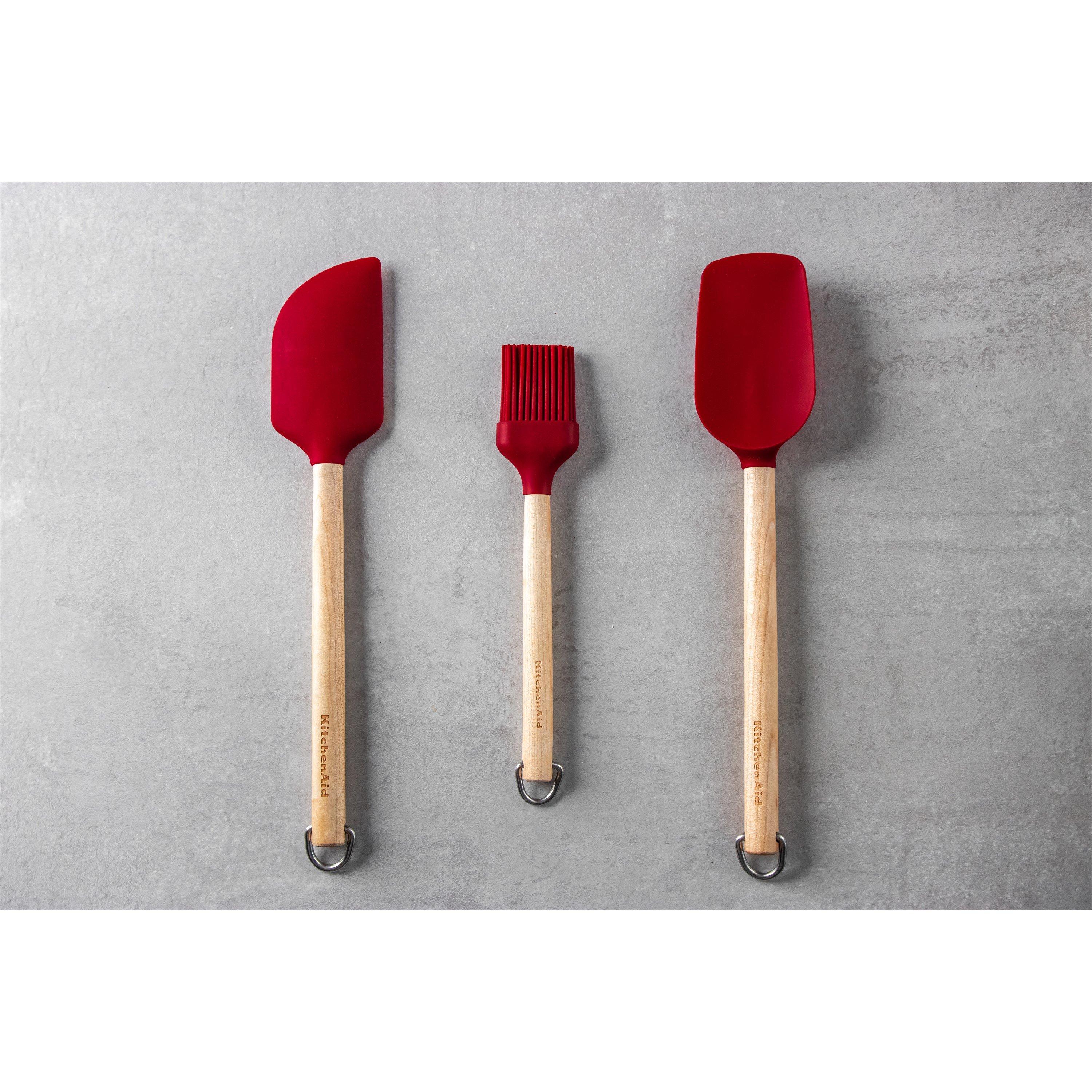 Red - KitchenAid - 3pc Birchwood Baking Set - 2