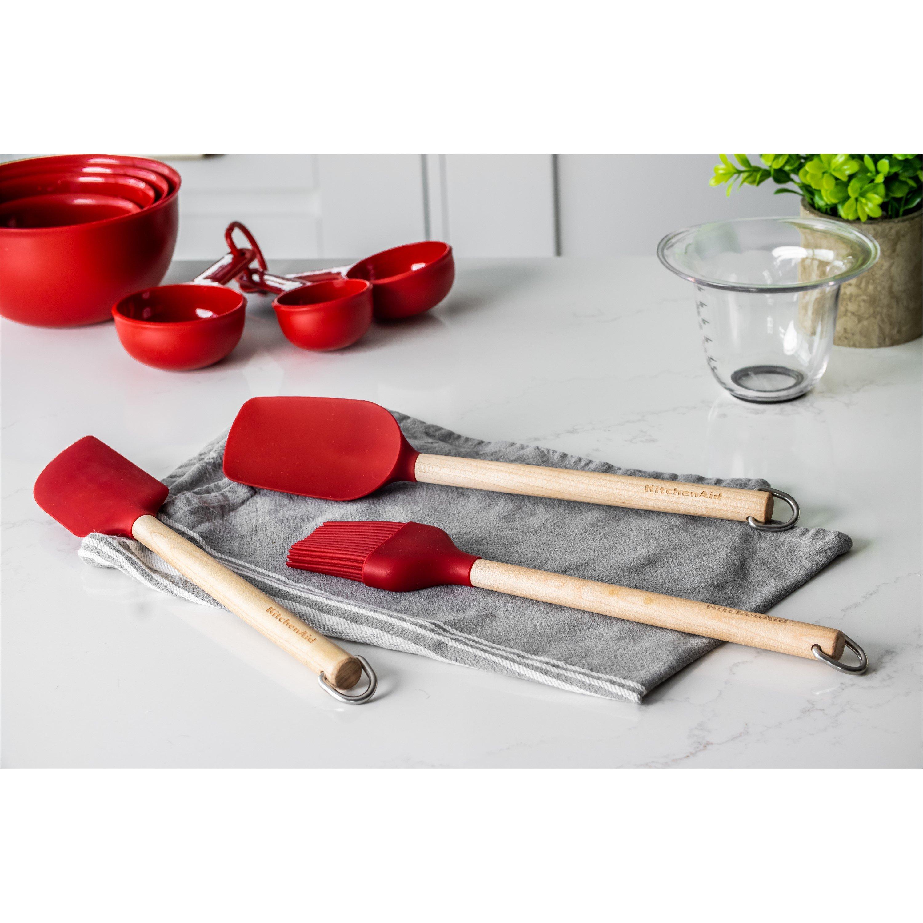 Red - KitchenAid - 3pc Birchwood Baking Set - 3