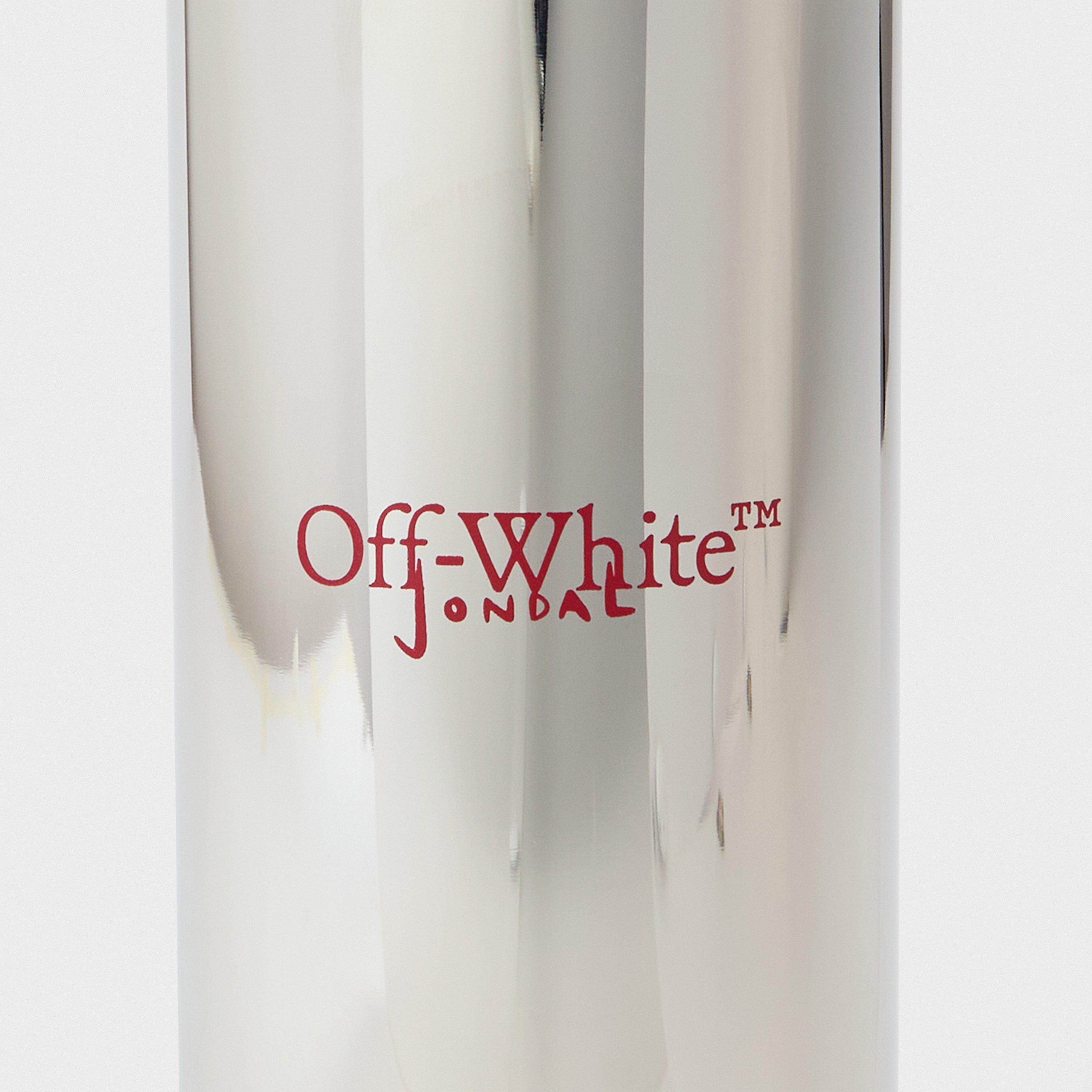 Srebrno/Crveno - Off White - Unisex Waterbottle - 3