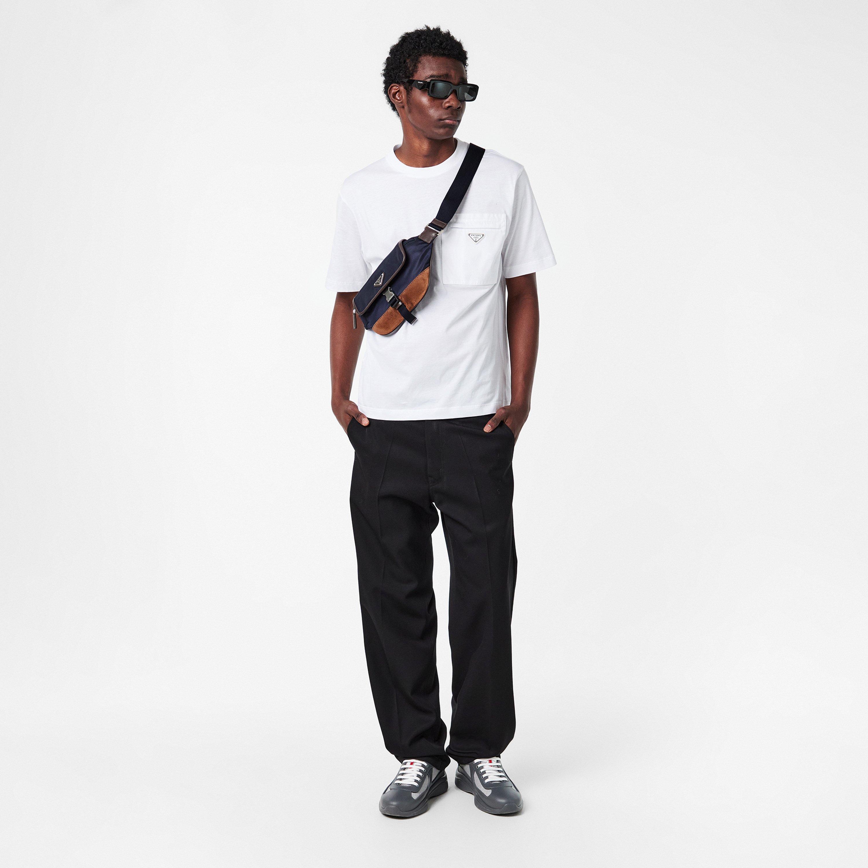 Navy - Prada - Men's Belt Bag - 4