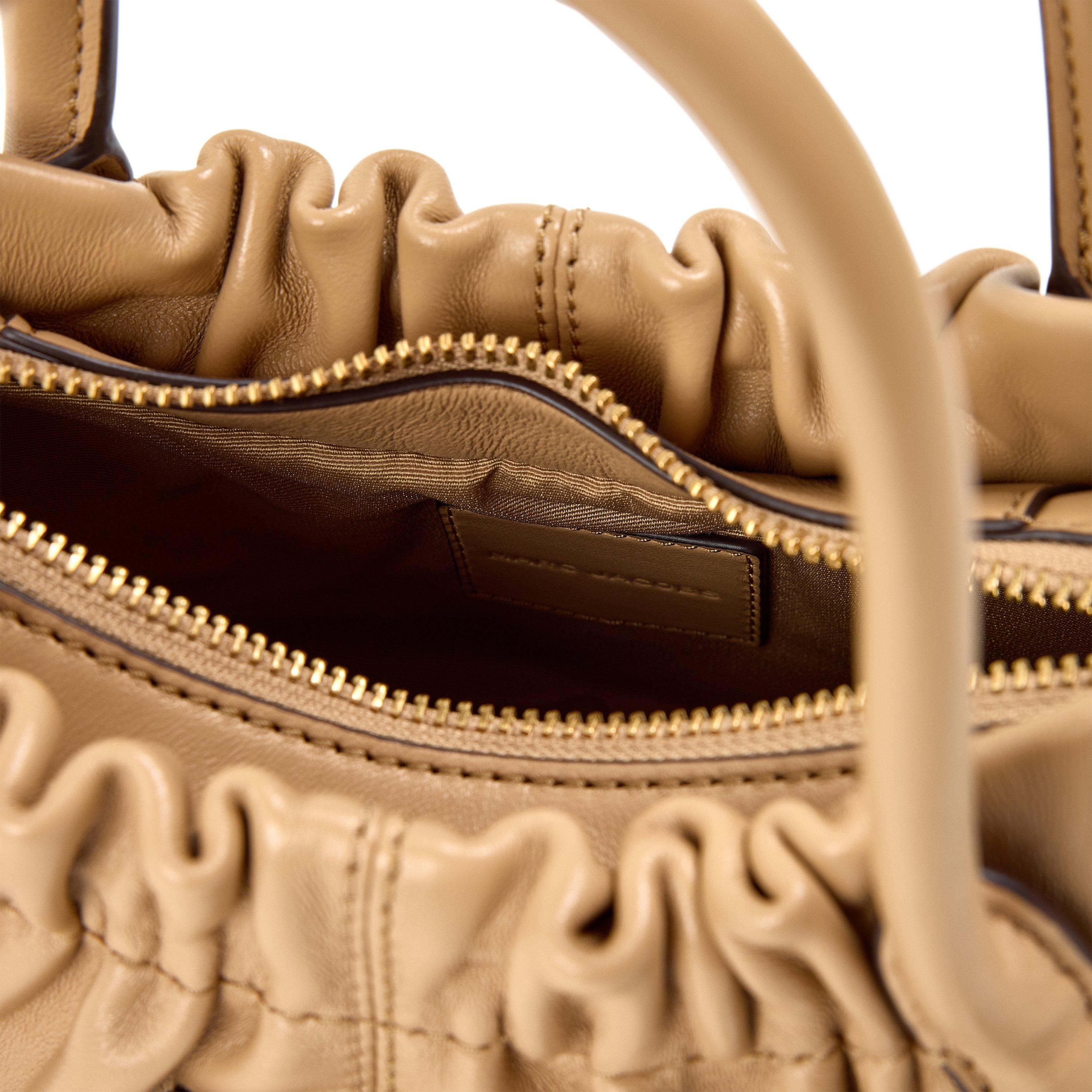 CAMEL - Marc Jacobs - Women's Small Cinch Top Handle Bag - 4