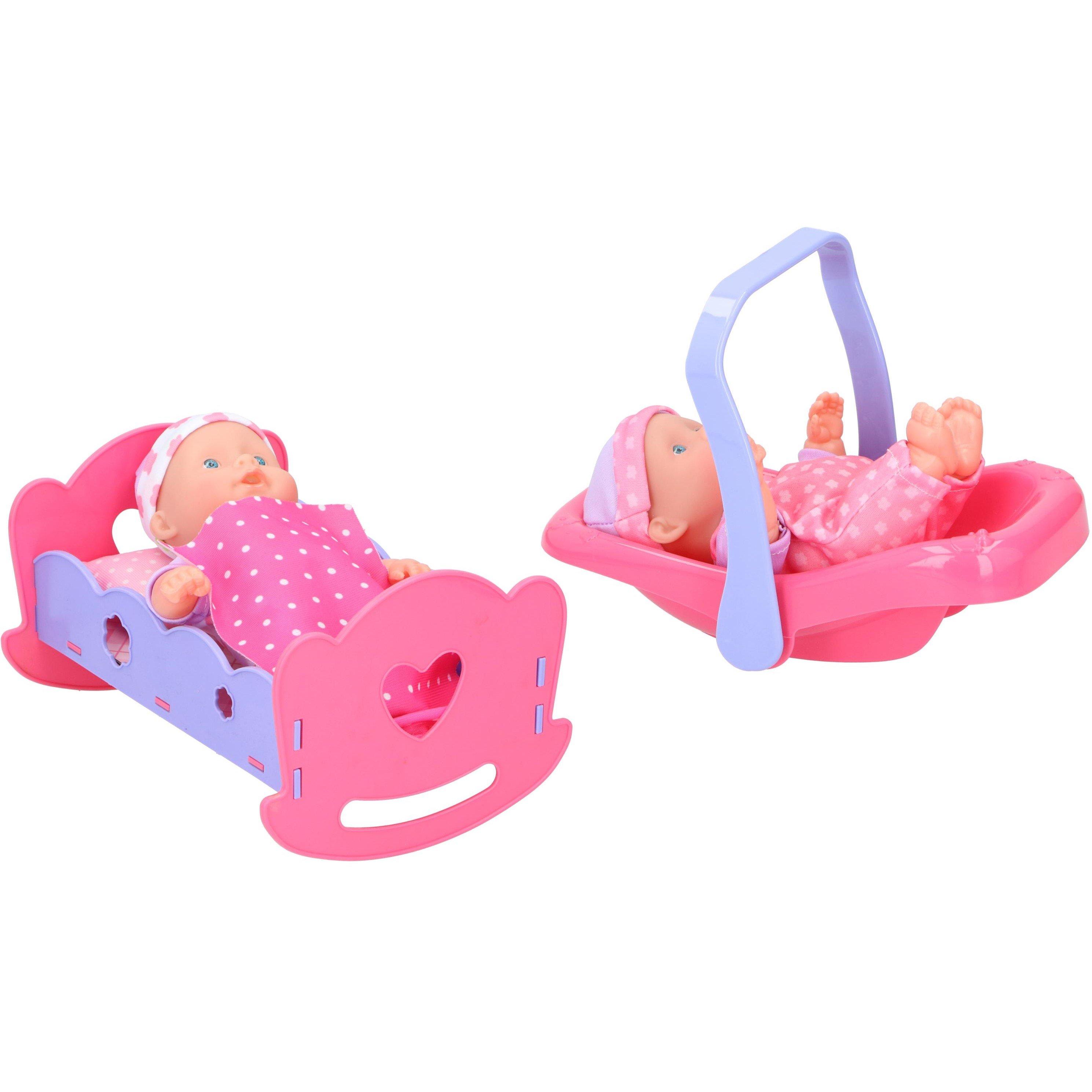 Multi - My Baby and Me - BABYANDME Baby Doll 20cm with Carry Seat - 1
