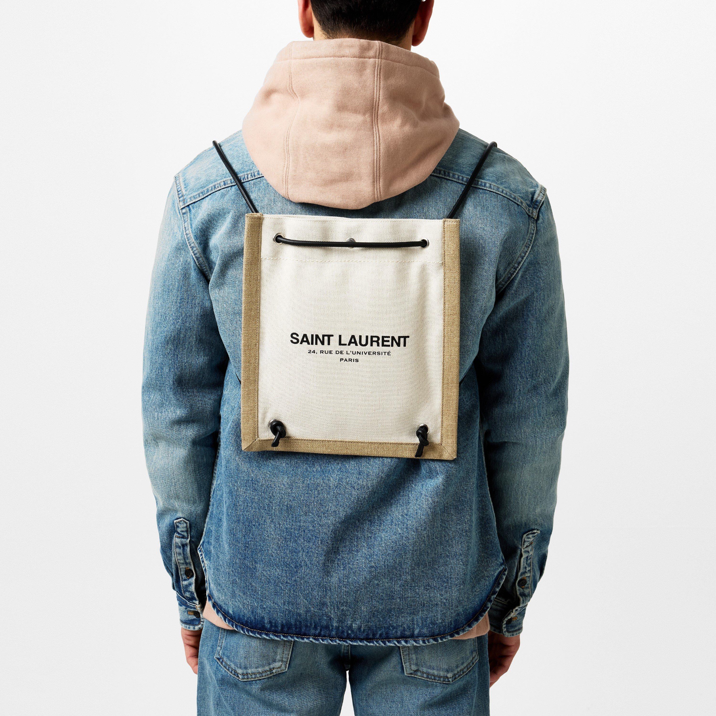 Nat/Ner 9054 - Saint Laurent - Universite Flat Crossbody Bag - 2