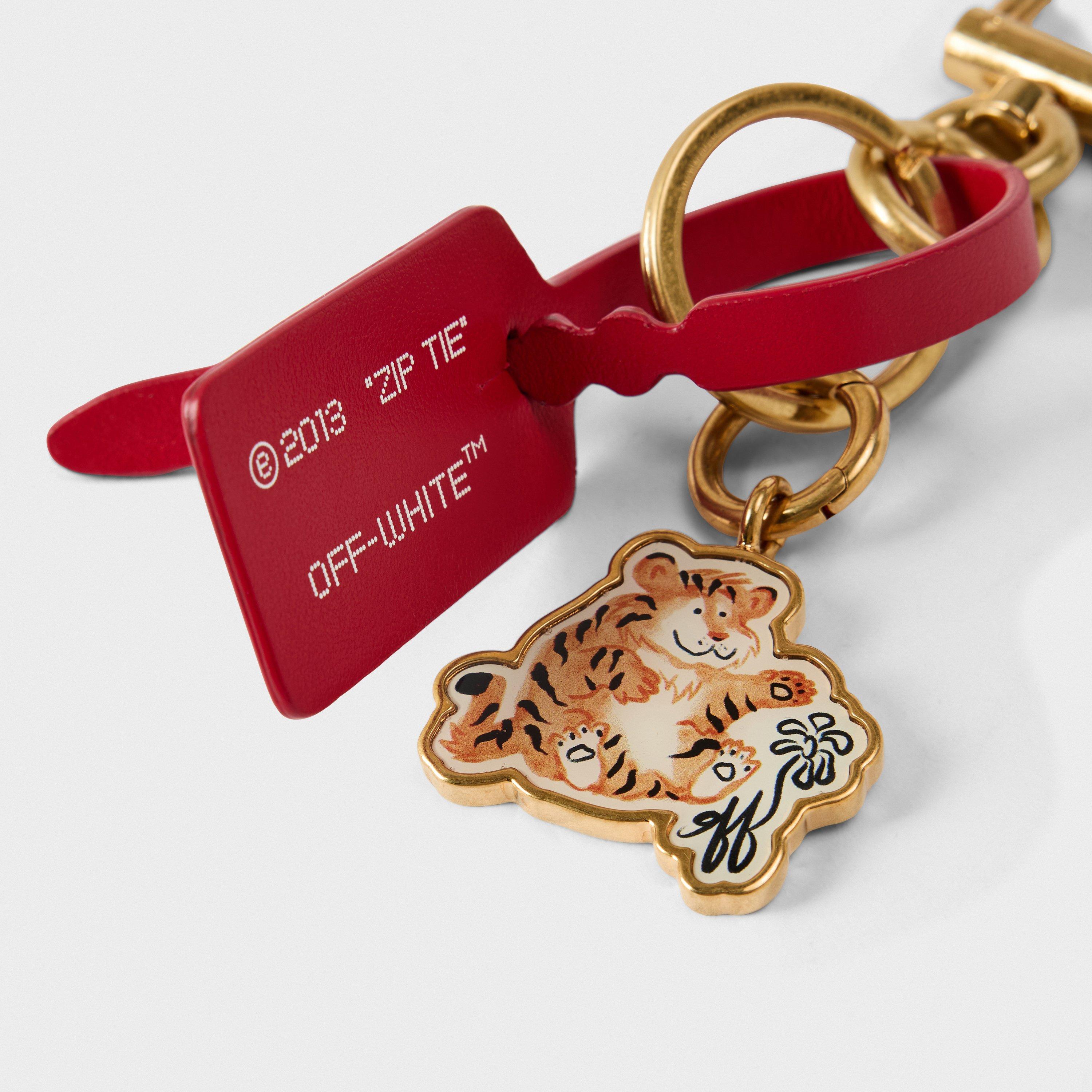 Red White - Off White - Women's Leather Belt - 2