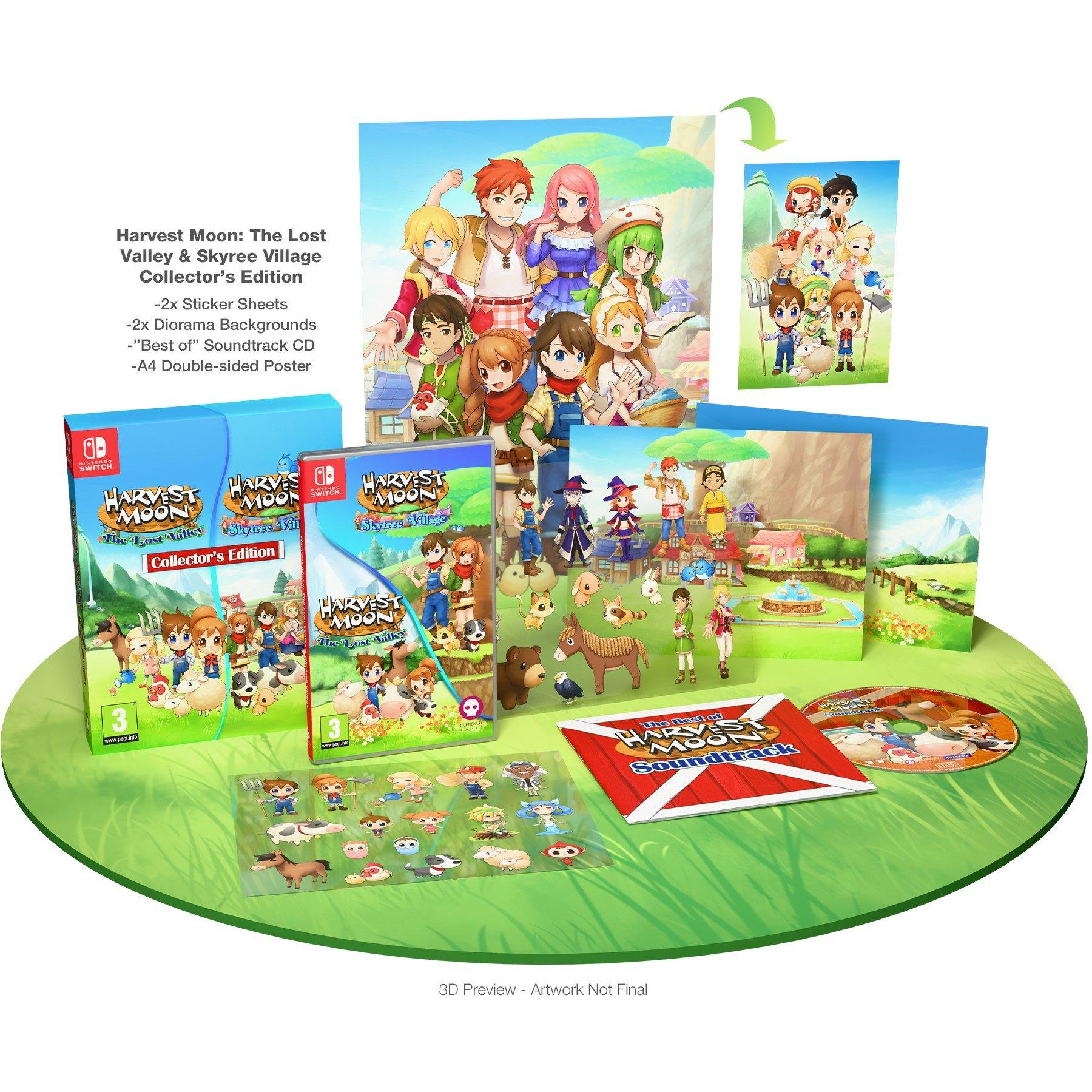 NSW - Numskull - Harvest Moon: The Lost Valley & Skytree Village Collectors Edition - 2