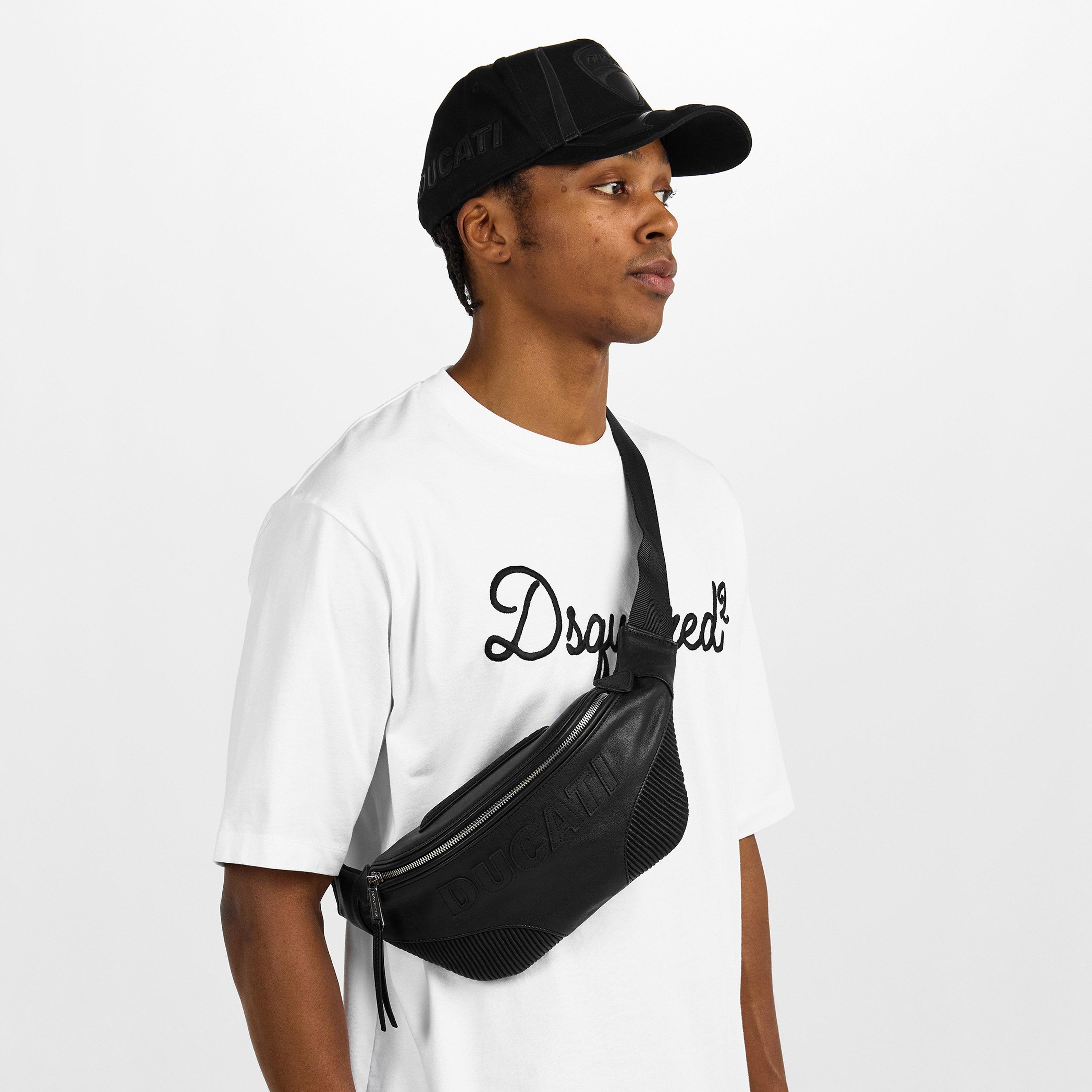 Black - DSquared2 - Men's DSQ Duc Crossbody Bum Bags - 3