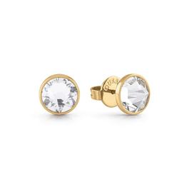 Guess Guess 8mm White Cz Stud Earrings