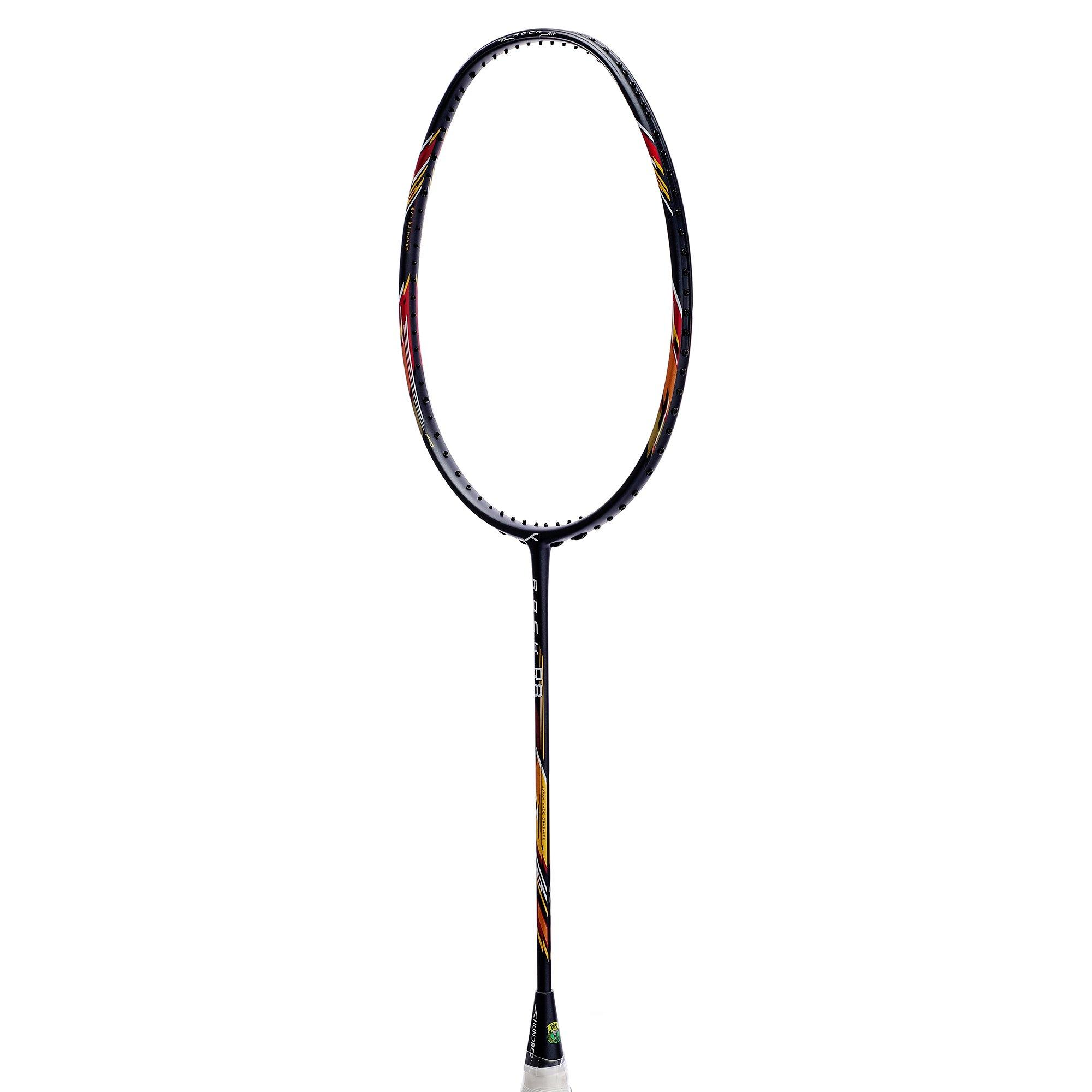 Black/Red/Gold - Hundred - Rock R8 Badminton Racket - 3