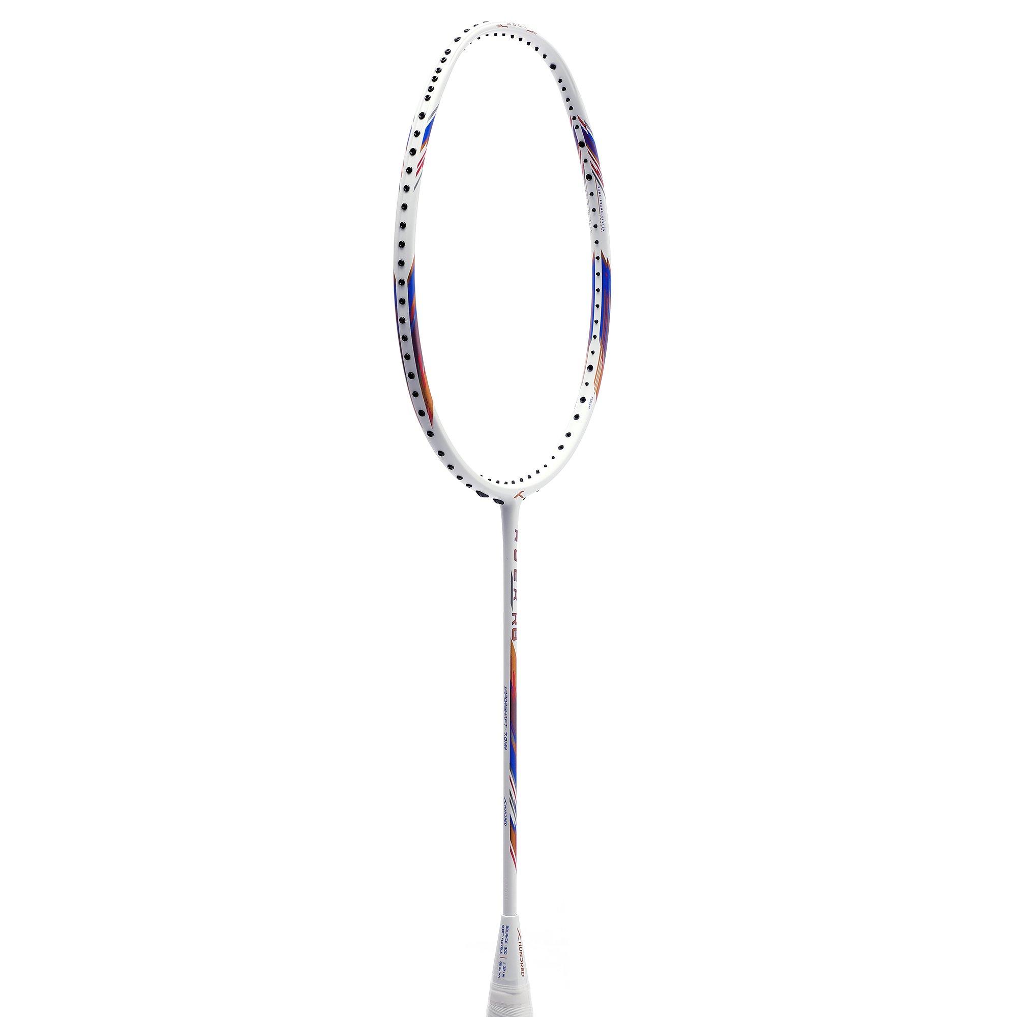 White/Gold/Blue - Hundred - Rock R8 Badminton Racket - 2