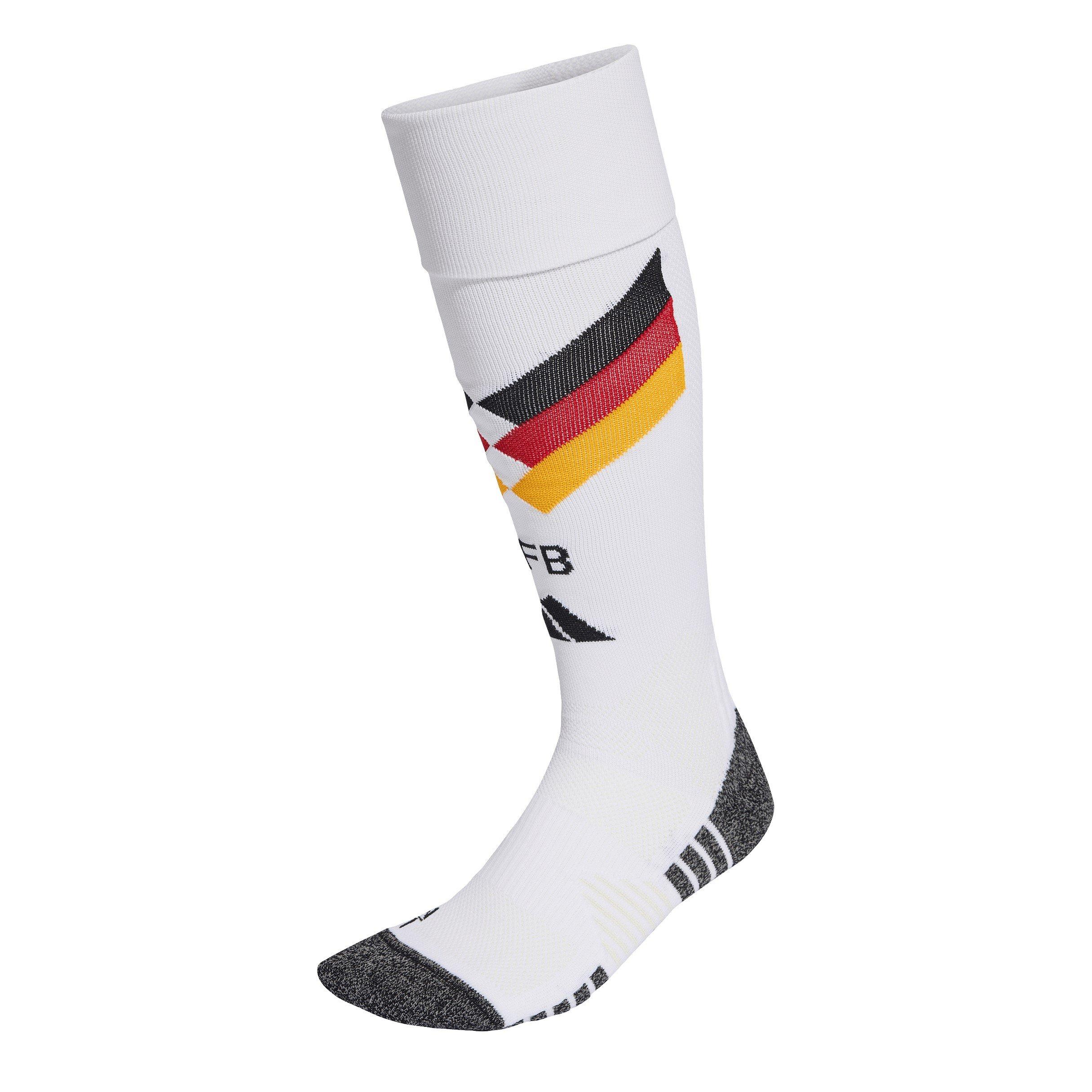 Adidas Men's Germany Home Football Socks 2026 - White/Black - XS 2-3.5