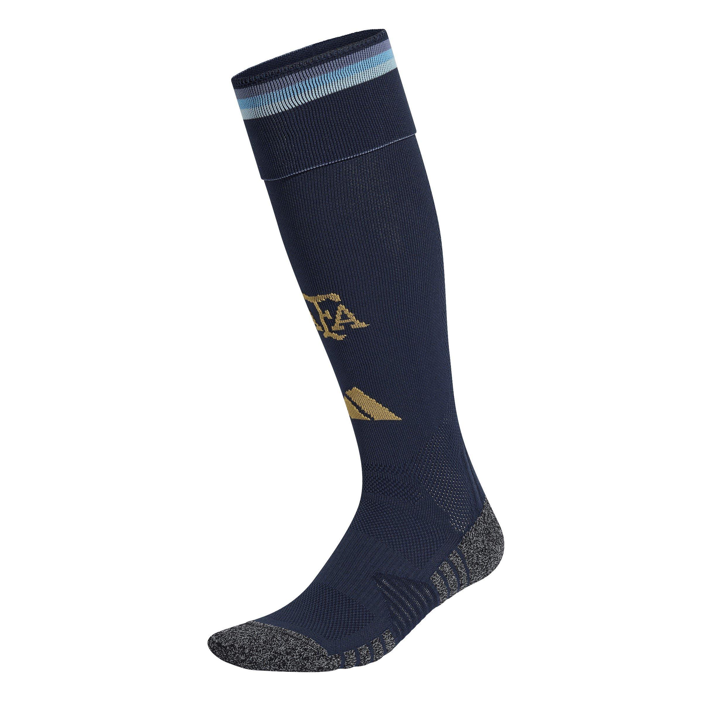 Adidas Men's Argentina Home Football Socks 2026 ’S - Navy/Blue - S 4.5-5.5