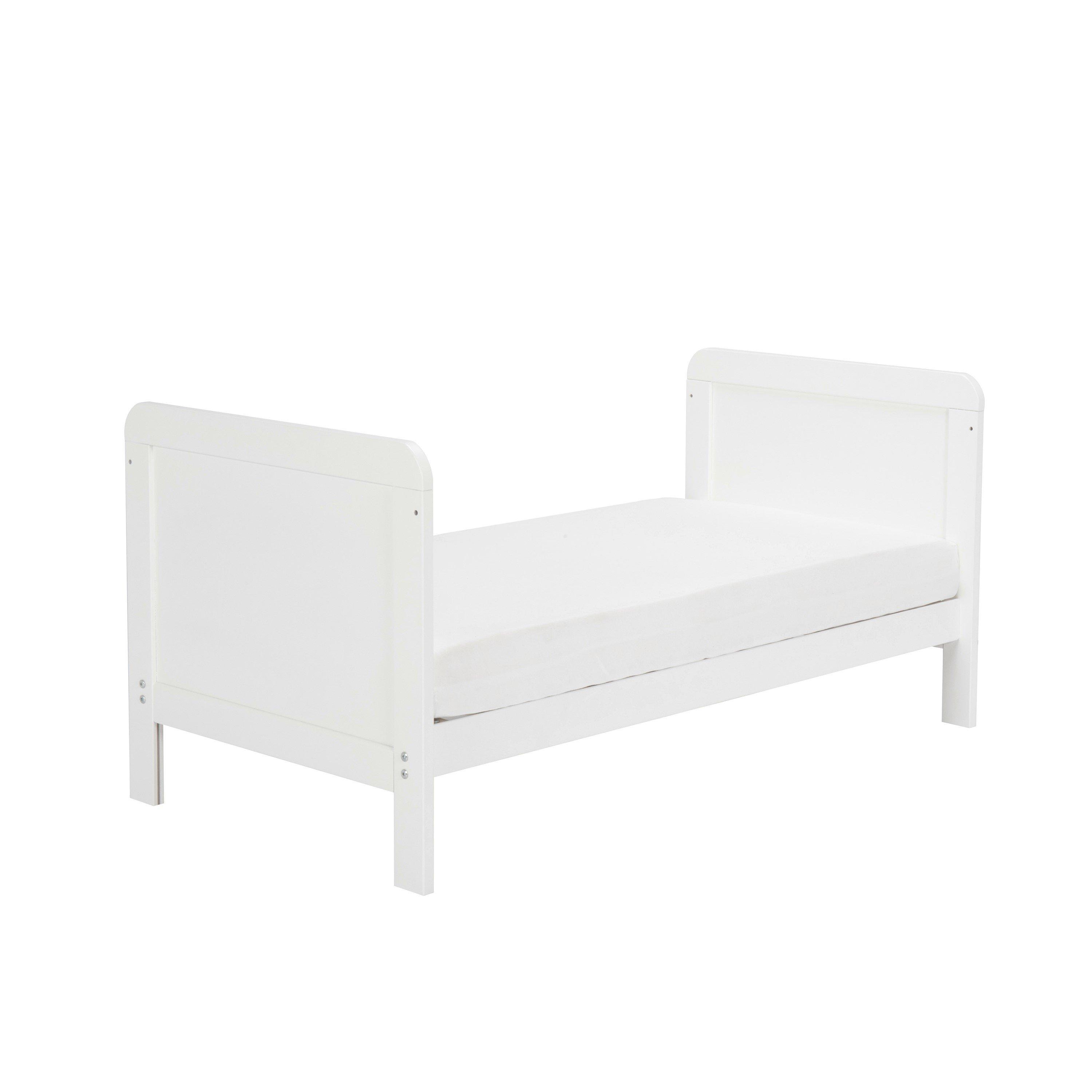 White - Babymore - Caro Urban Mini Cot Bed - White - 8