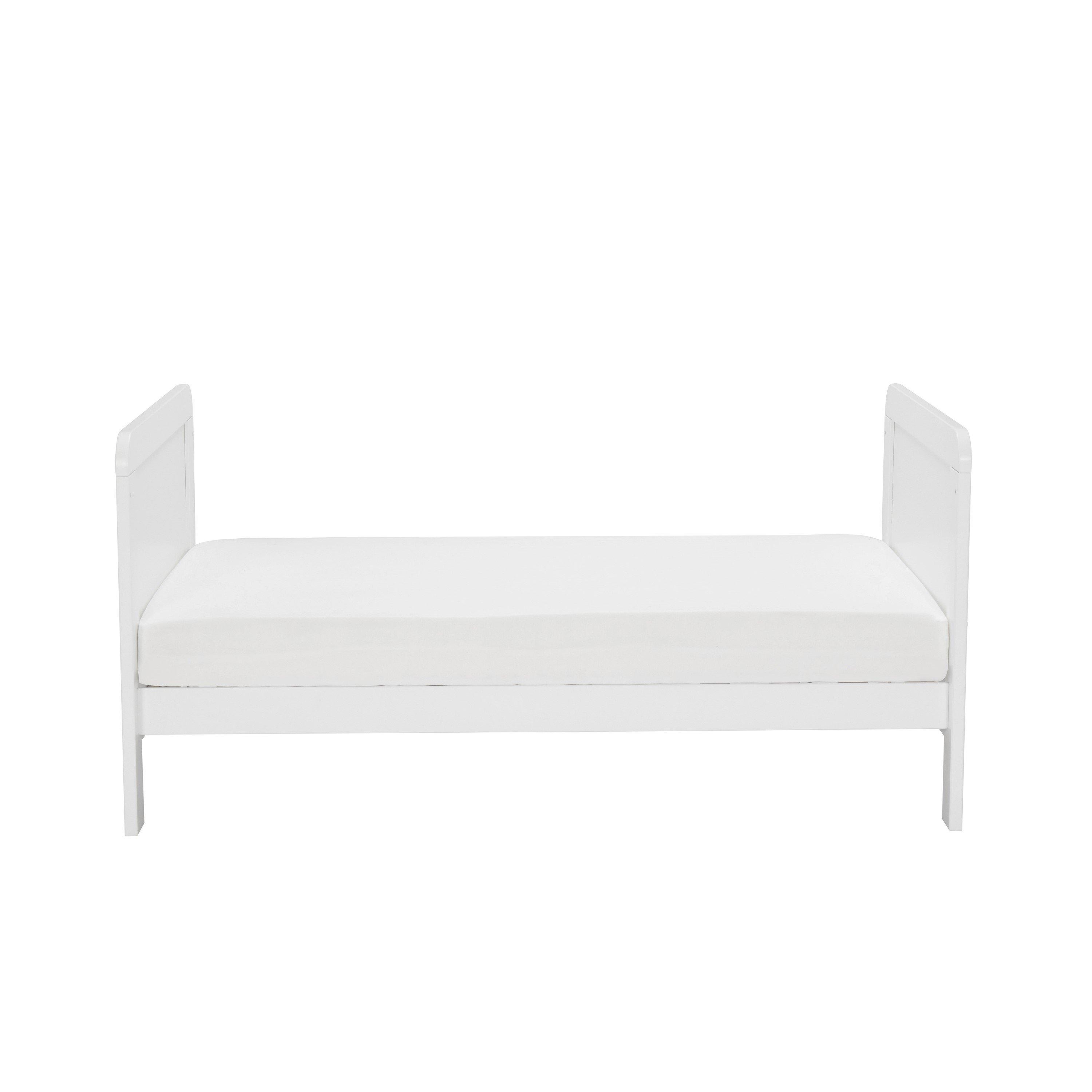 White - Babymore - Caro Urban Mini Cot Bed - White - 9