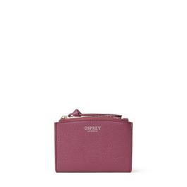 Osprey London OSPREY LONDON Molly Curved Bi-Fold Leather Card Holder