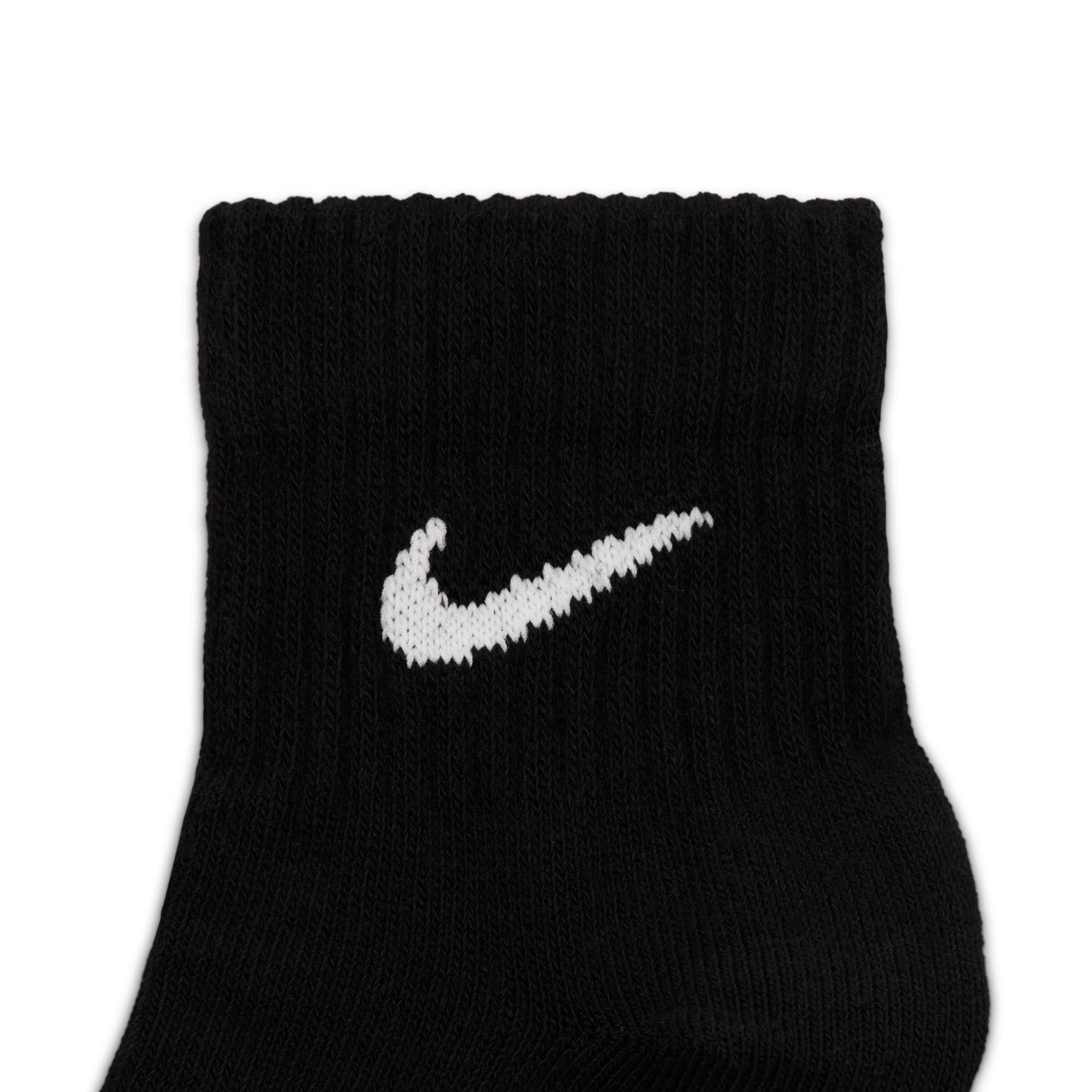 Black/White - Nike - Everyday Lightweight Adults Training Ankle Socks 3 Pairs - 3