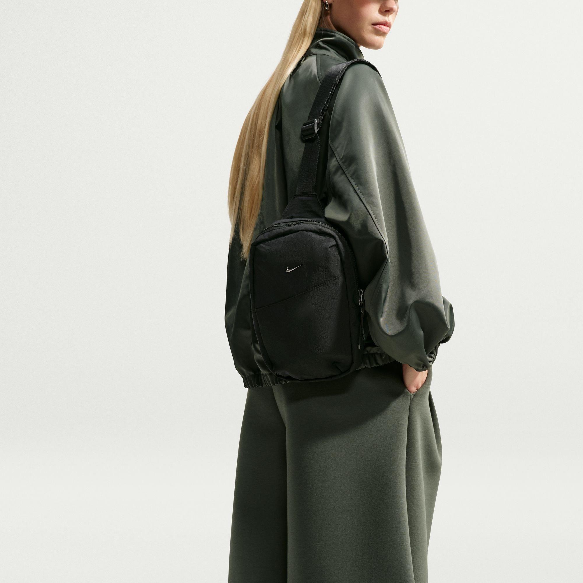 Black/Gunmetal - Nike - Aura Crossbody Bag - 7