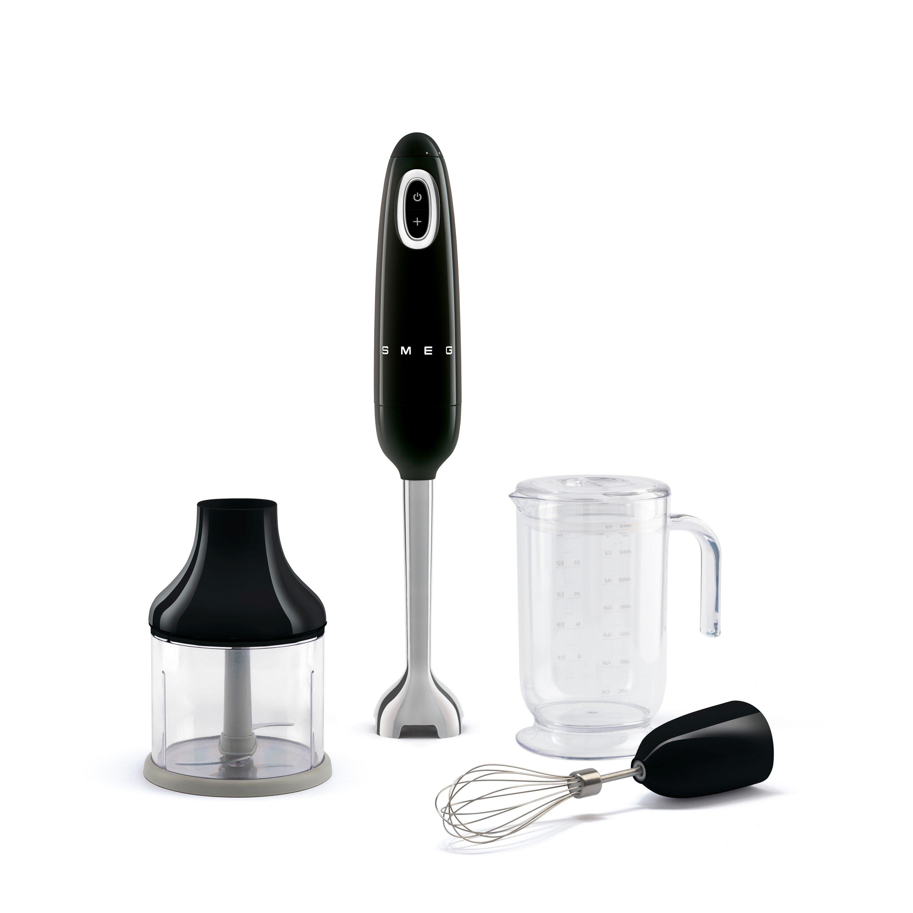 Black - Smeg - Hand Blender with Accessories in Black - 1