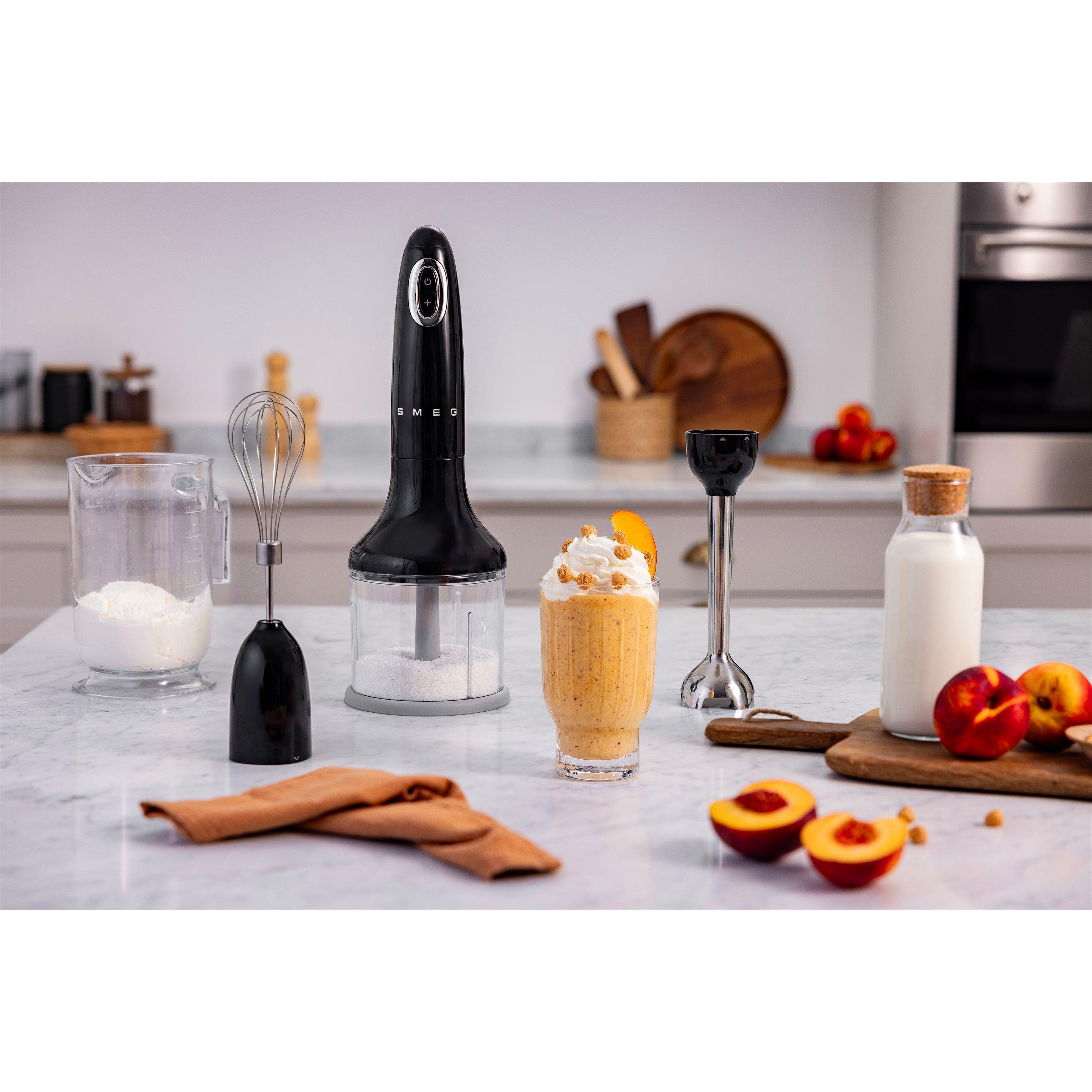 Black - Smeg - Hand Blender with Accessories in Black - 10
