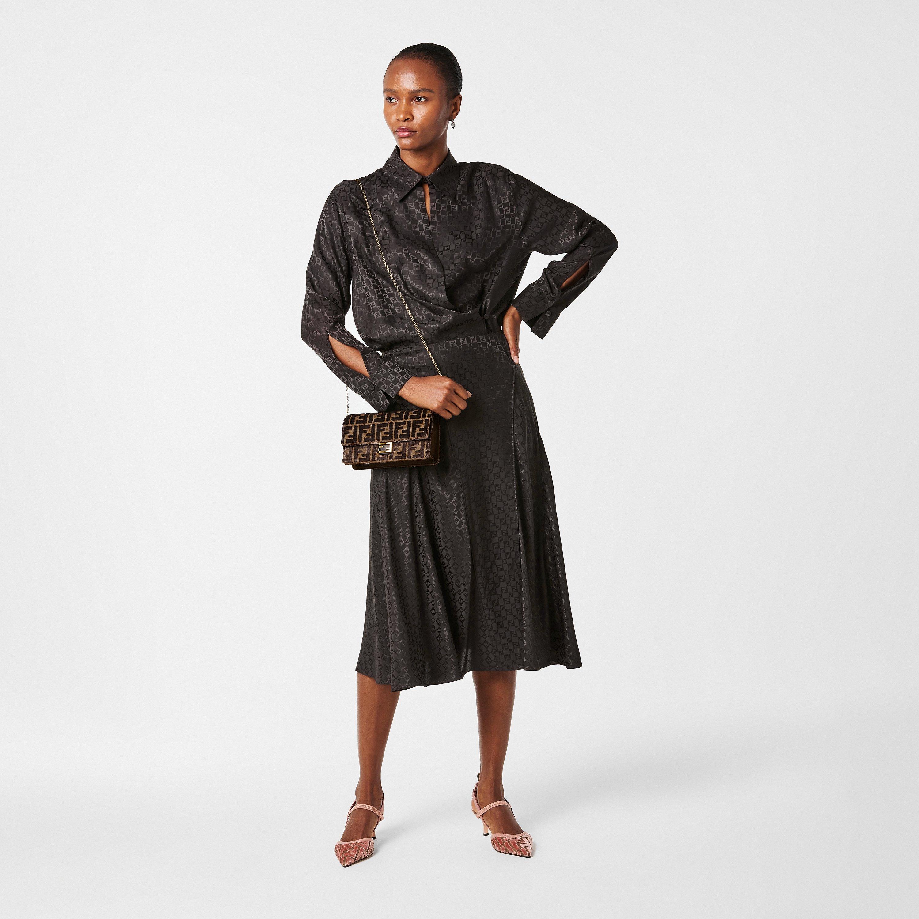 Chocolate - Fendi - Women's Wallet On Chain - 6