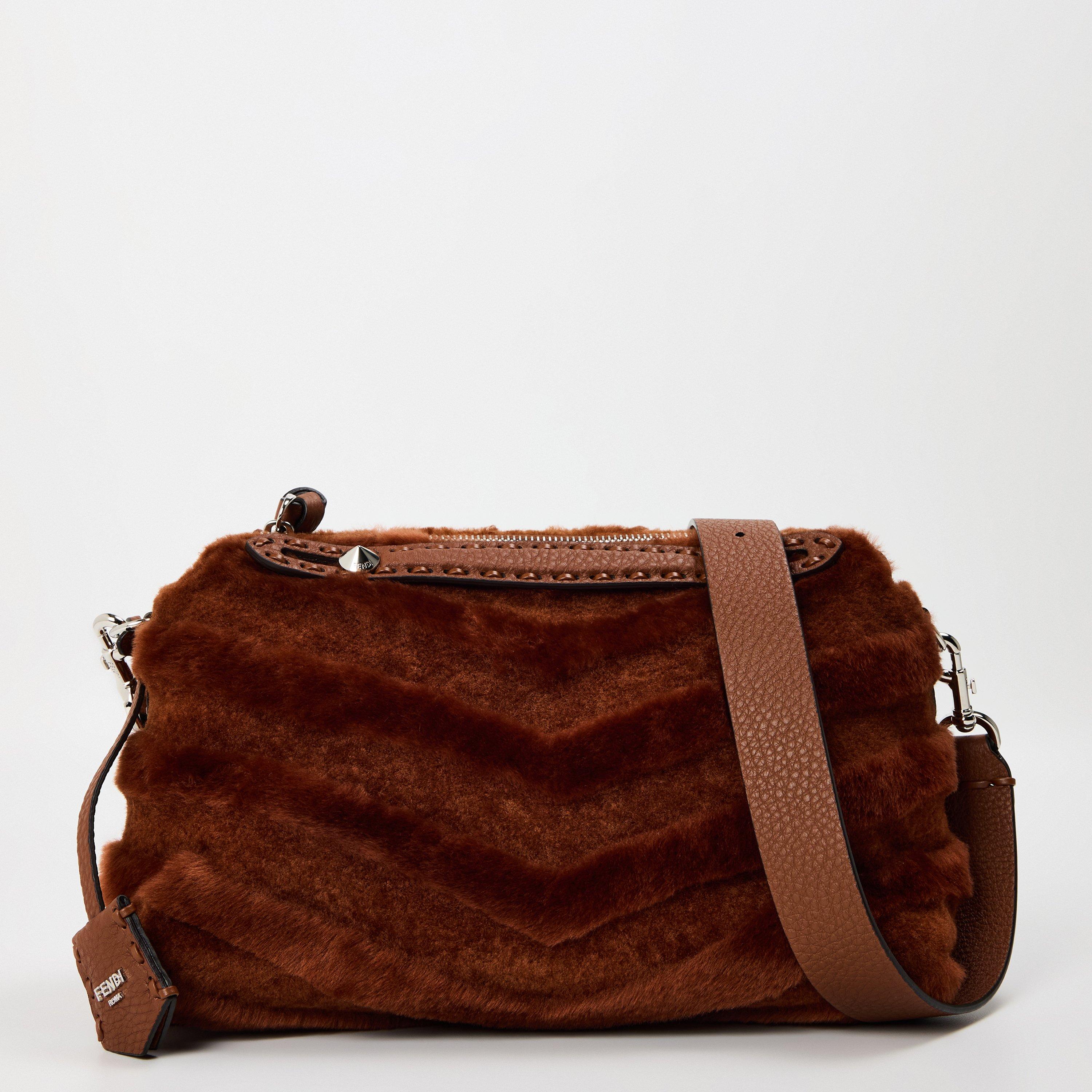 Rust/Palladio - Fendi - Women's Top Handle Bag - 1