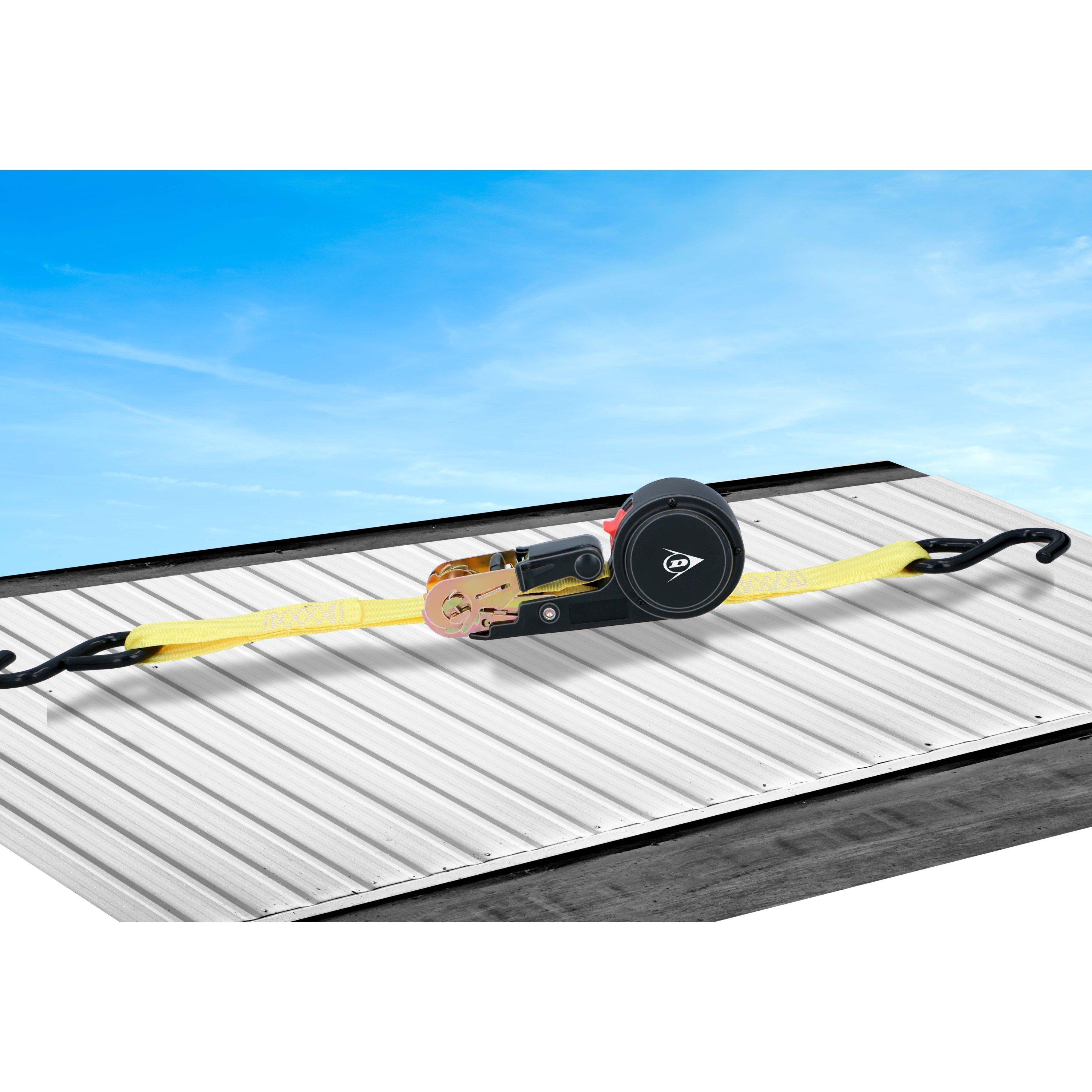 4m/250kg - Dunlop - Ratchet Luggage Straps - 1
