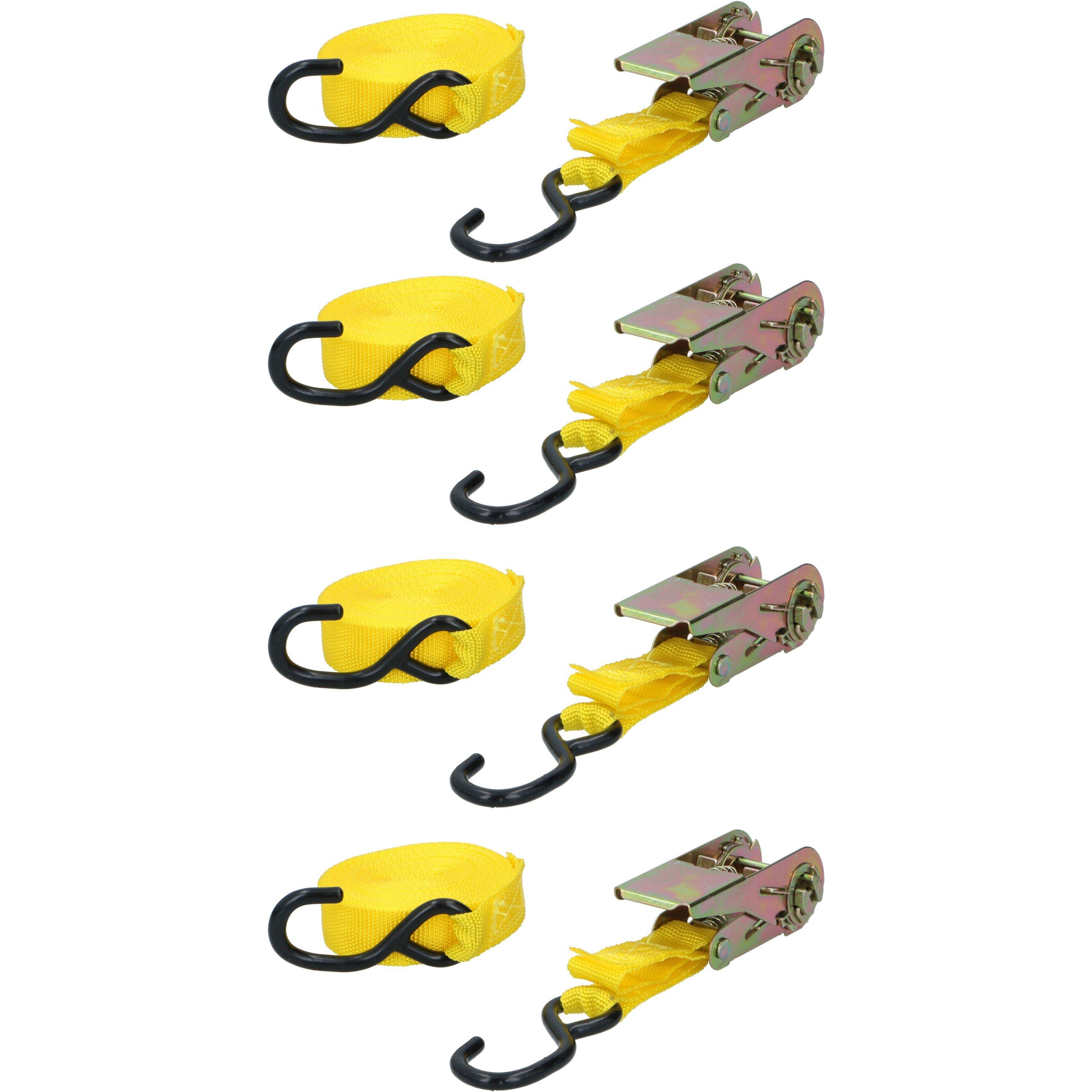 Yellow - Dunlop - Tie-Down Luggage Straps - 2