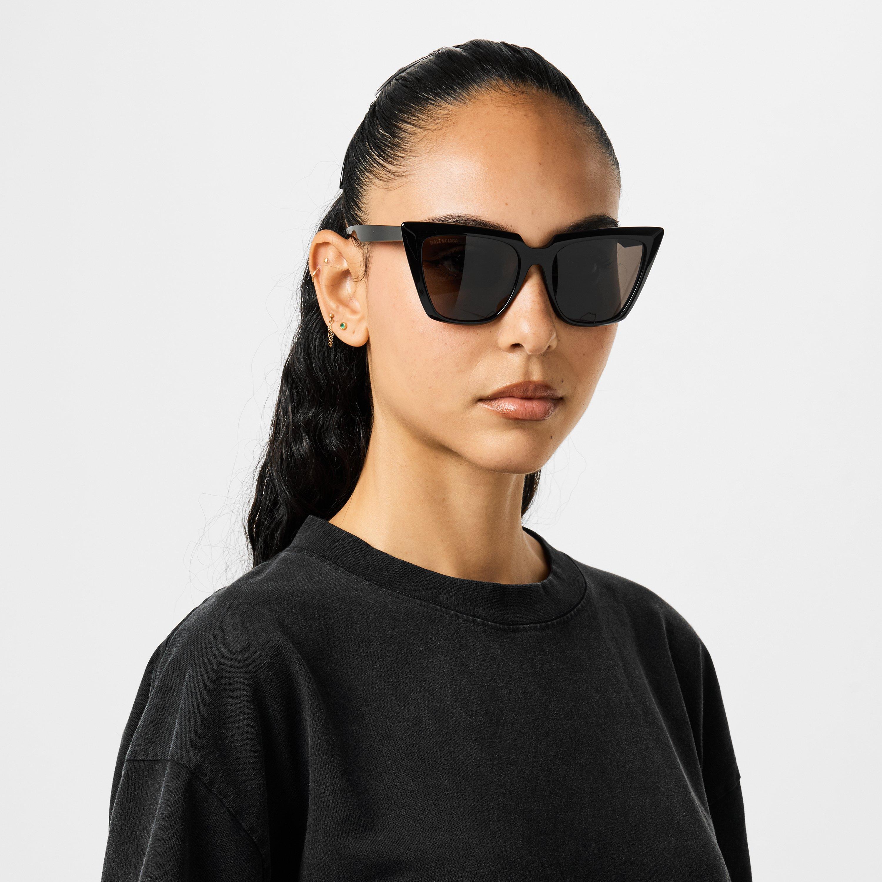 Black/Grey - Balenciaga - Balenciaga Sunglasses Bb0046s - 2