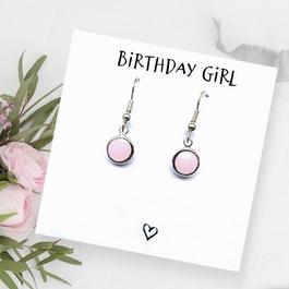 Aye Do Birthday Girl Birthstone Earrings & Gift Card 302