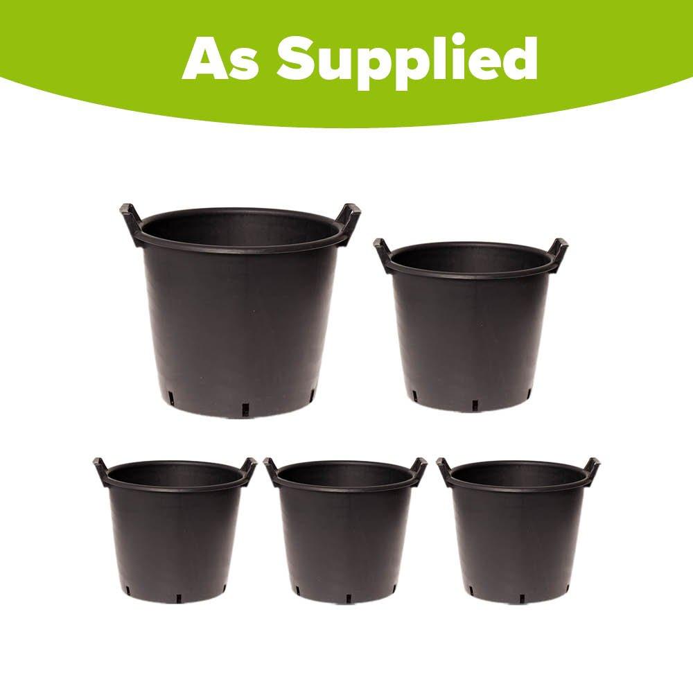 Black - YouGarden - Heavy Duty Pot Nest (5 Pots) - 3