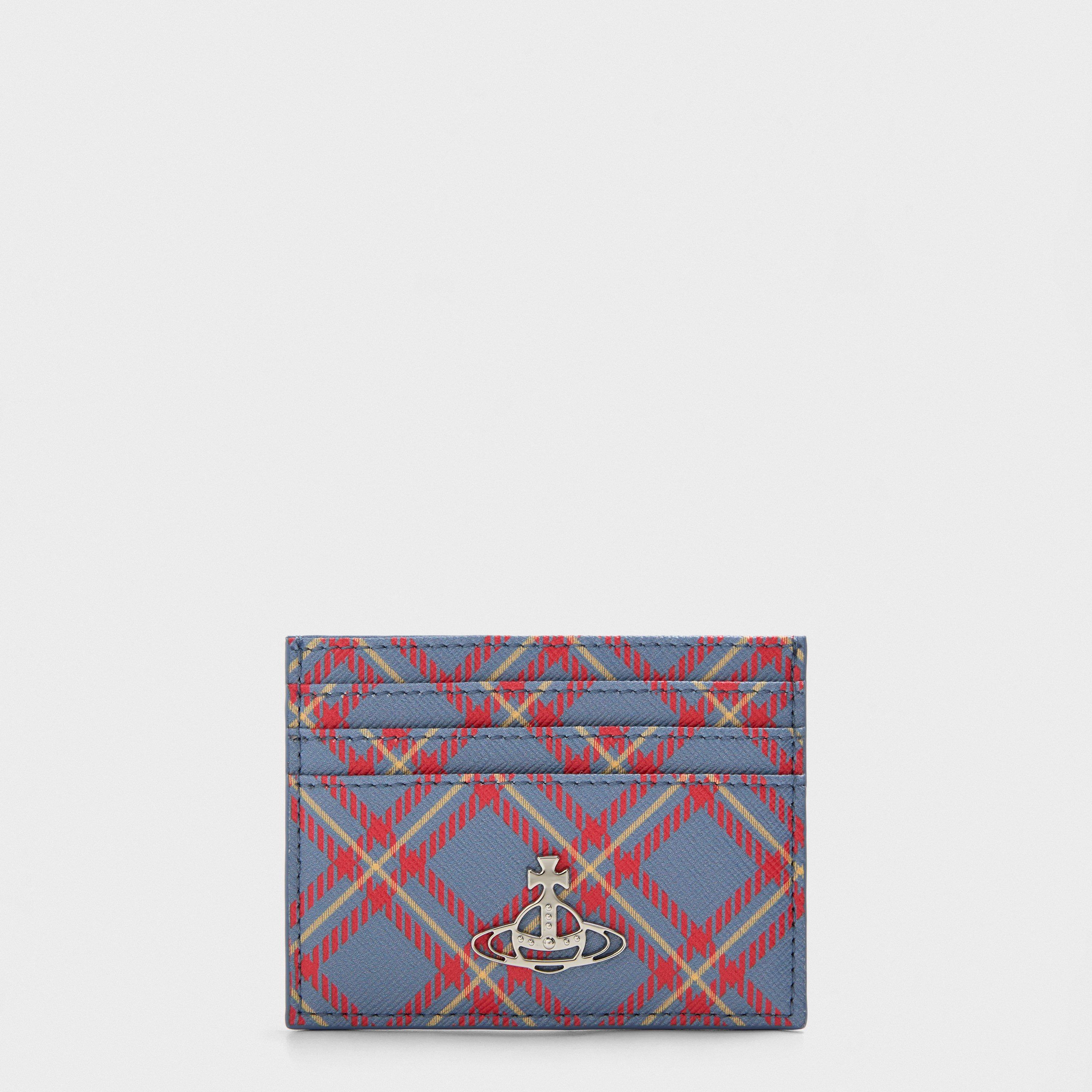 Orange Tartan - Vivienne Westwood - Viv Card Holder Flt Ld99 - 1
