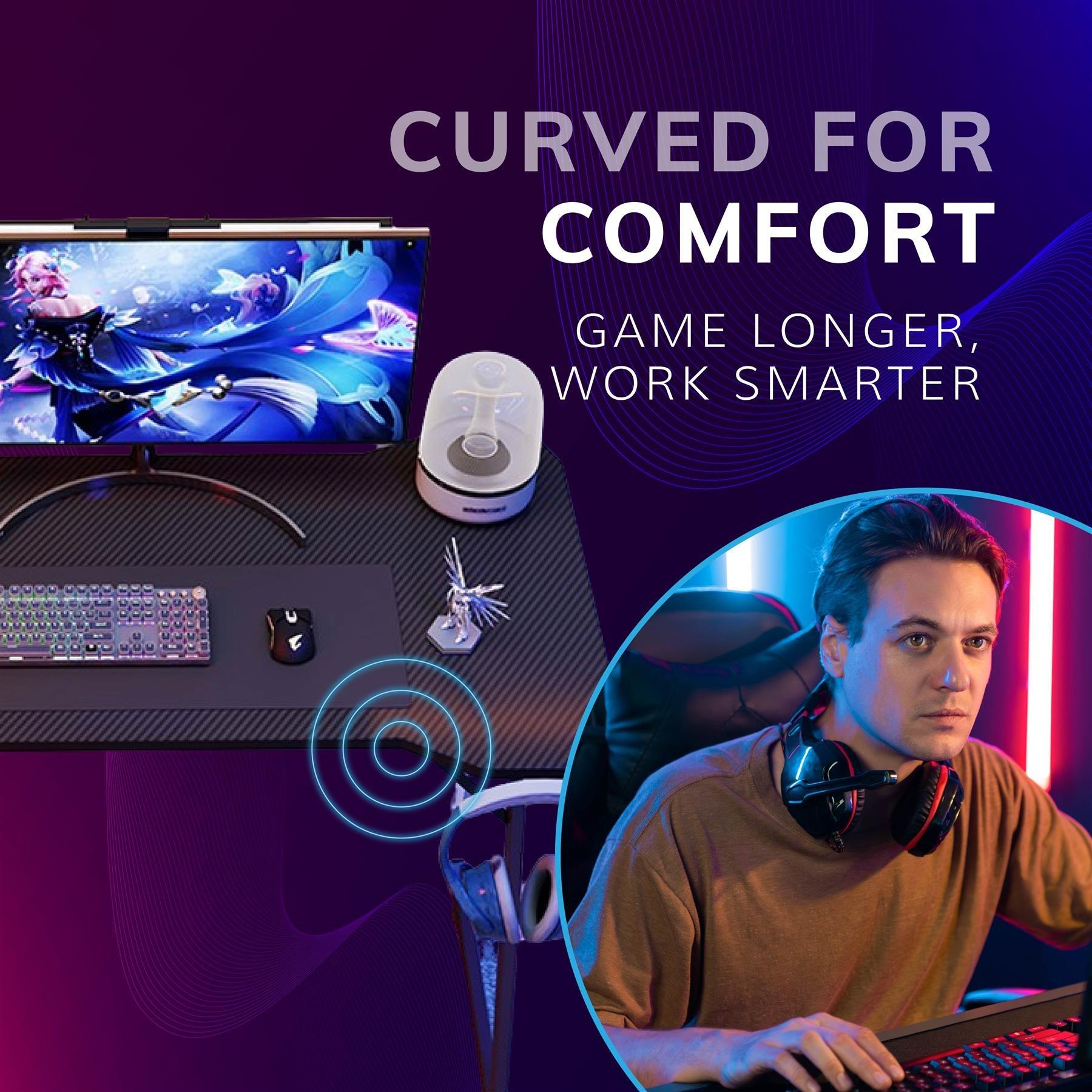 Black - House of Home - Gaming Desk - 3