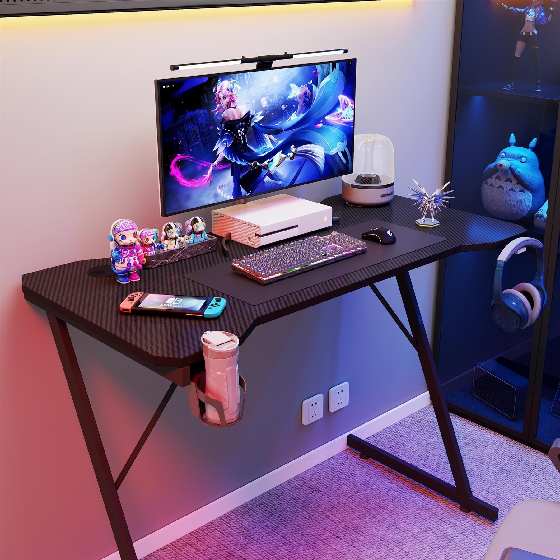 Black - House of Home - Gaming Desk - 5