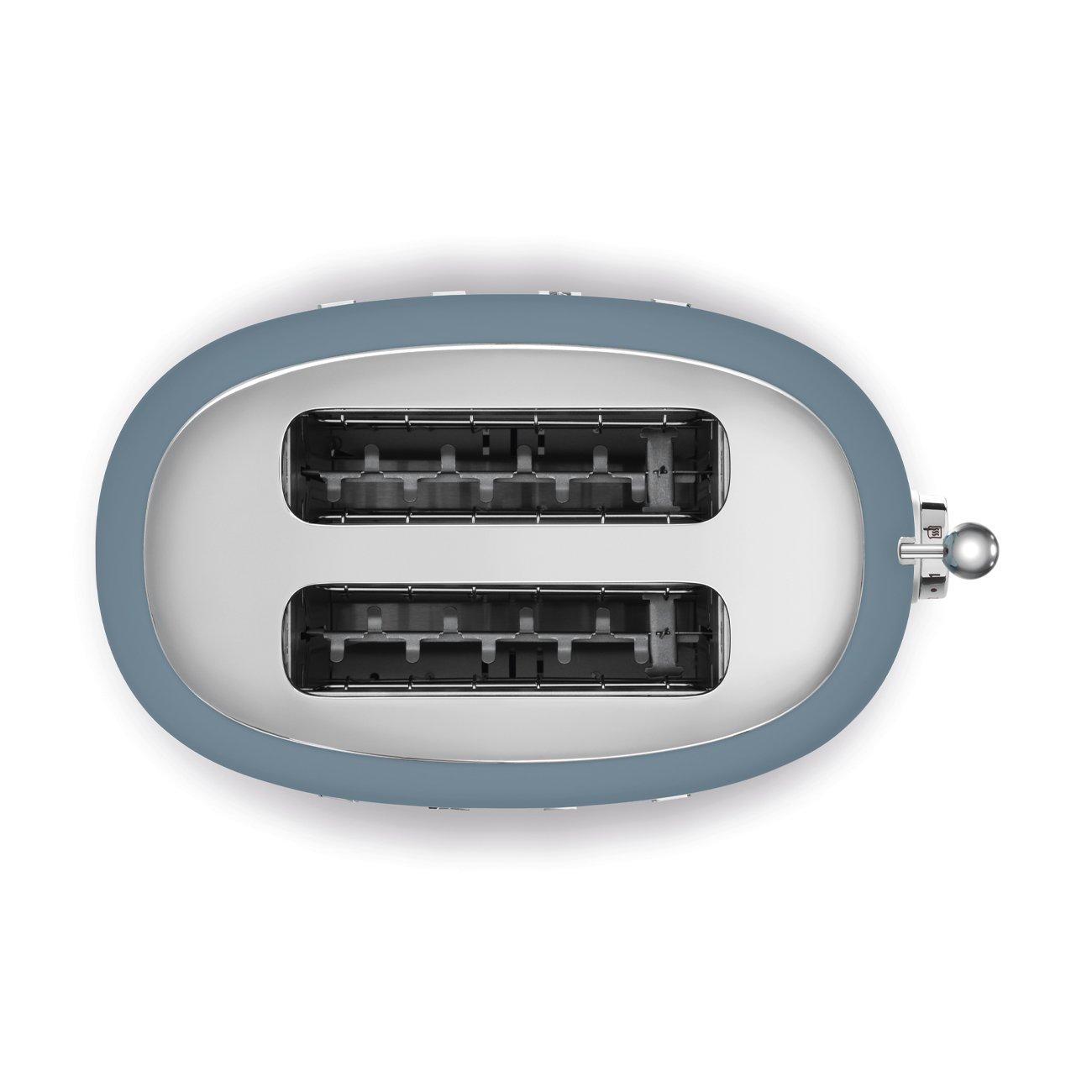 Blue - Smeg - Two Slice Toaster in Matte Storm Blue - 4