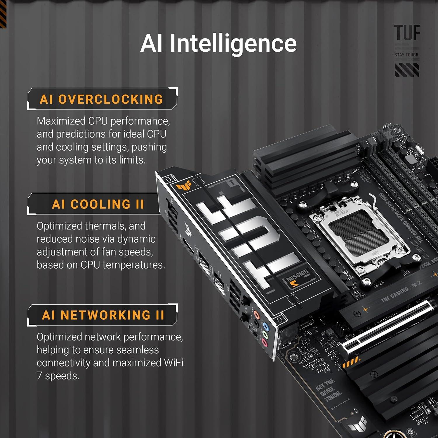 Nero - ASUS - TUF GAMING X870-PLUS WIFI - 3