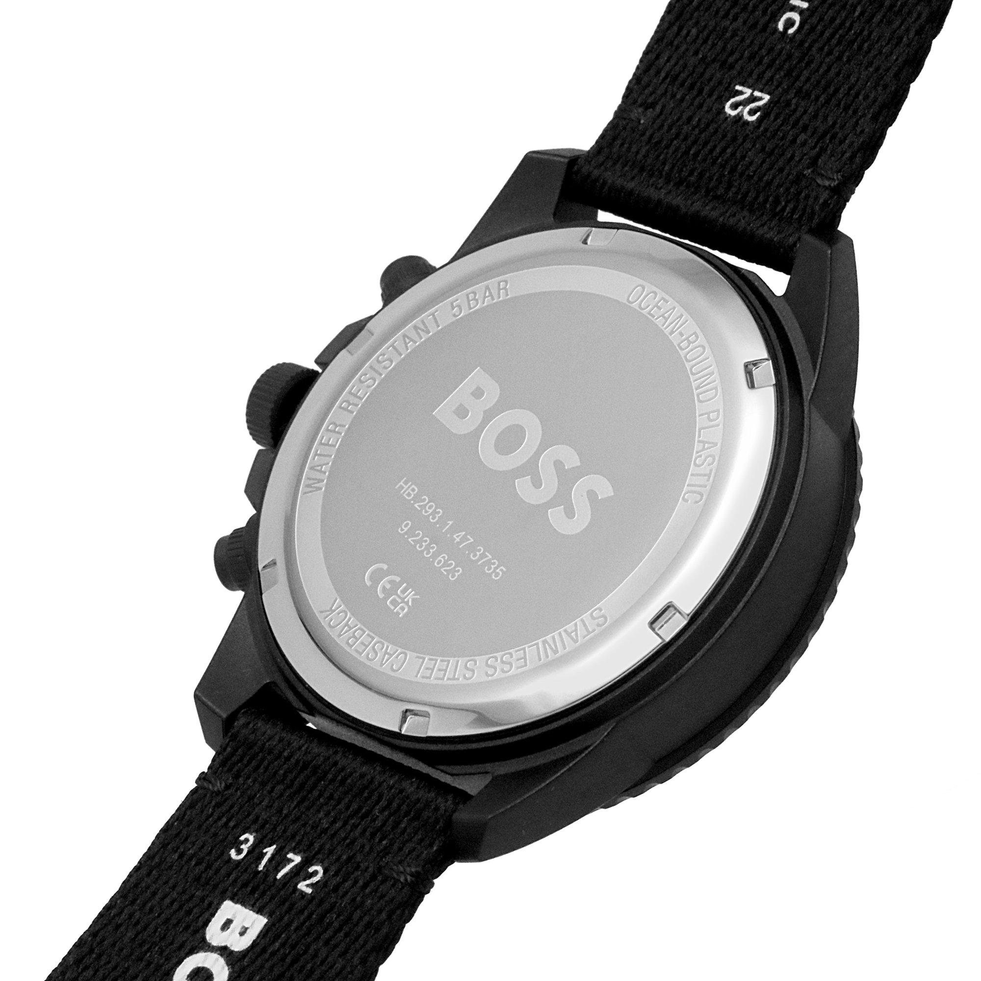 Black - Boss - Admiral Ocean Solar Powered Watch - 6