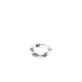 Serge DeNimes Silver Rope Hoop Earring