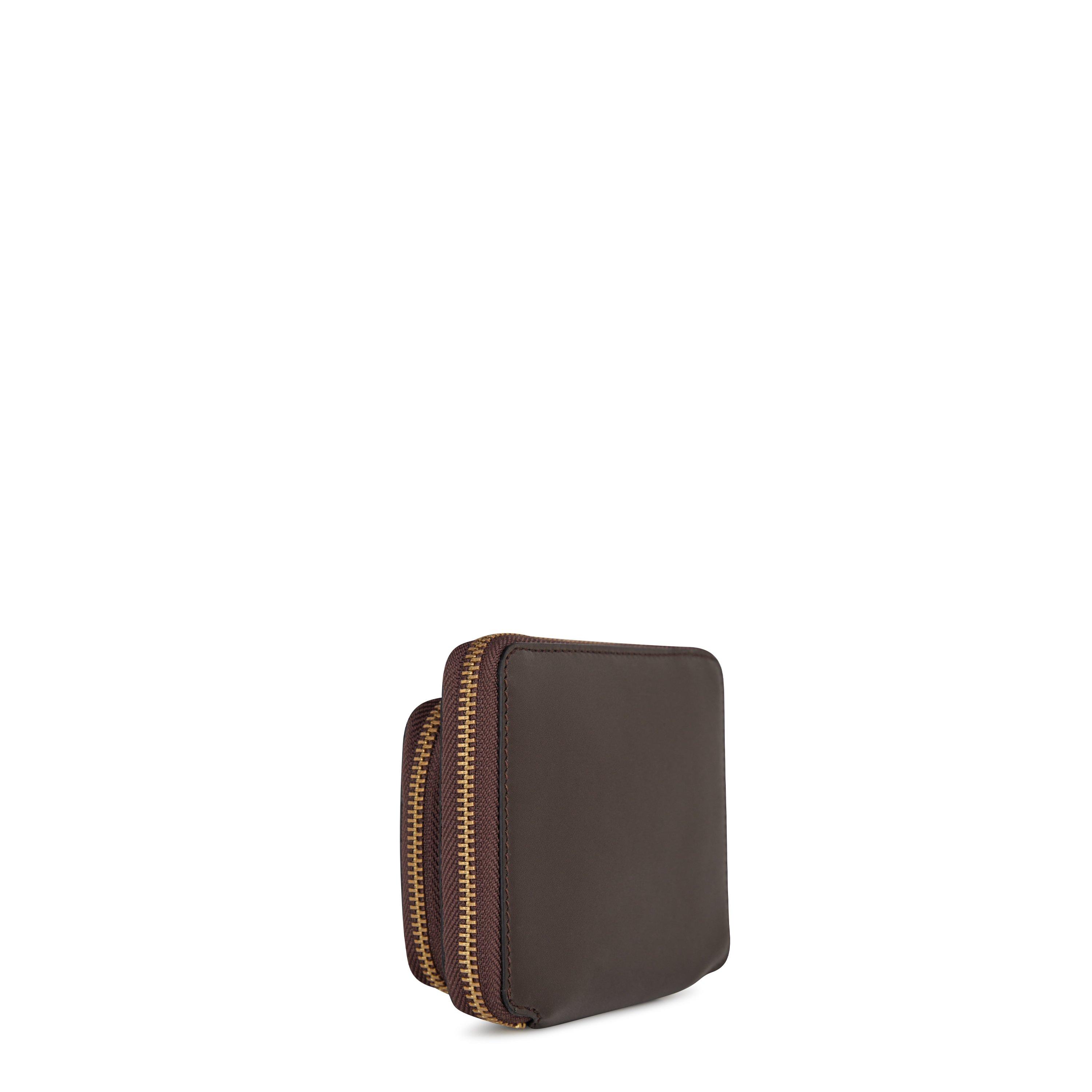 Brown 2 - Comme des Garcons Wallet - Zipped Wallet Purse - 2