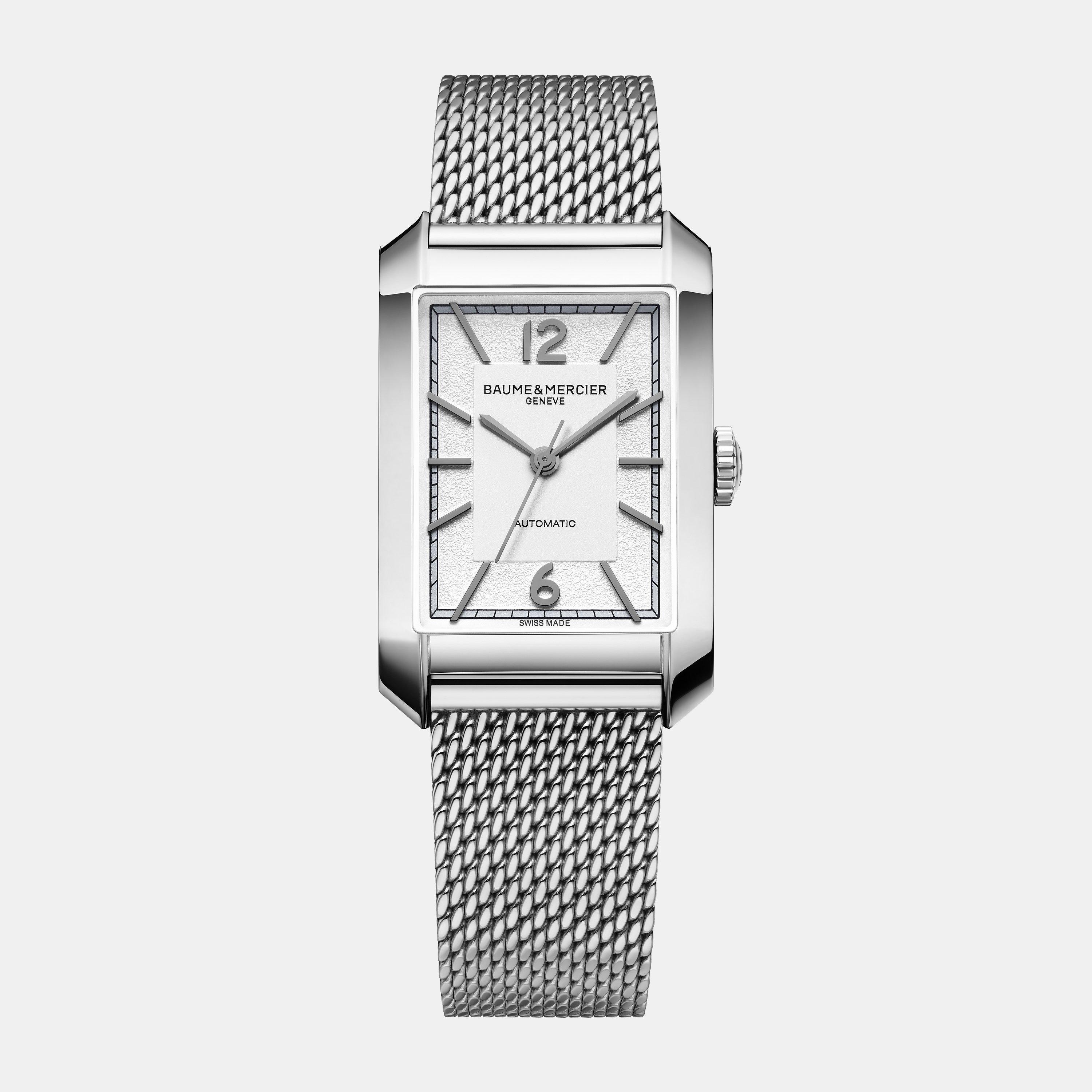 Silver - Baume and Mercier - Men's Hampton Automatic Analogue Watch