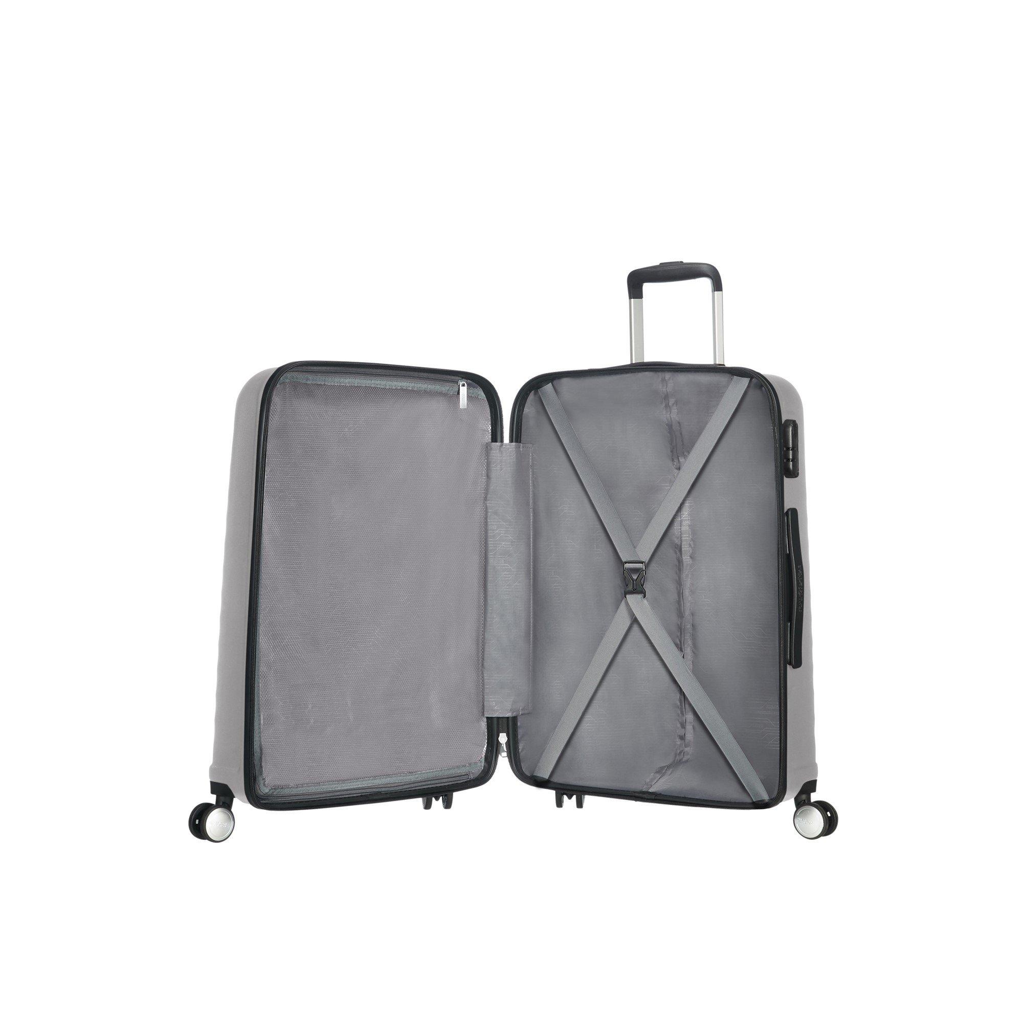 Silver - American Tourister - American Visby ABS Hardshell Suitcase - 4